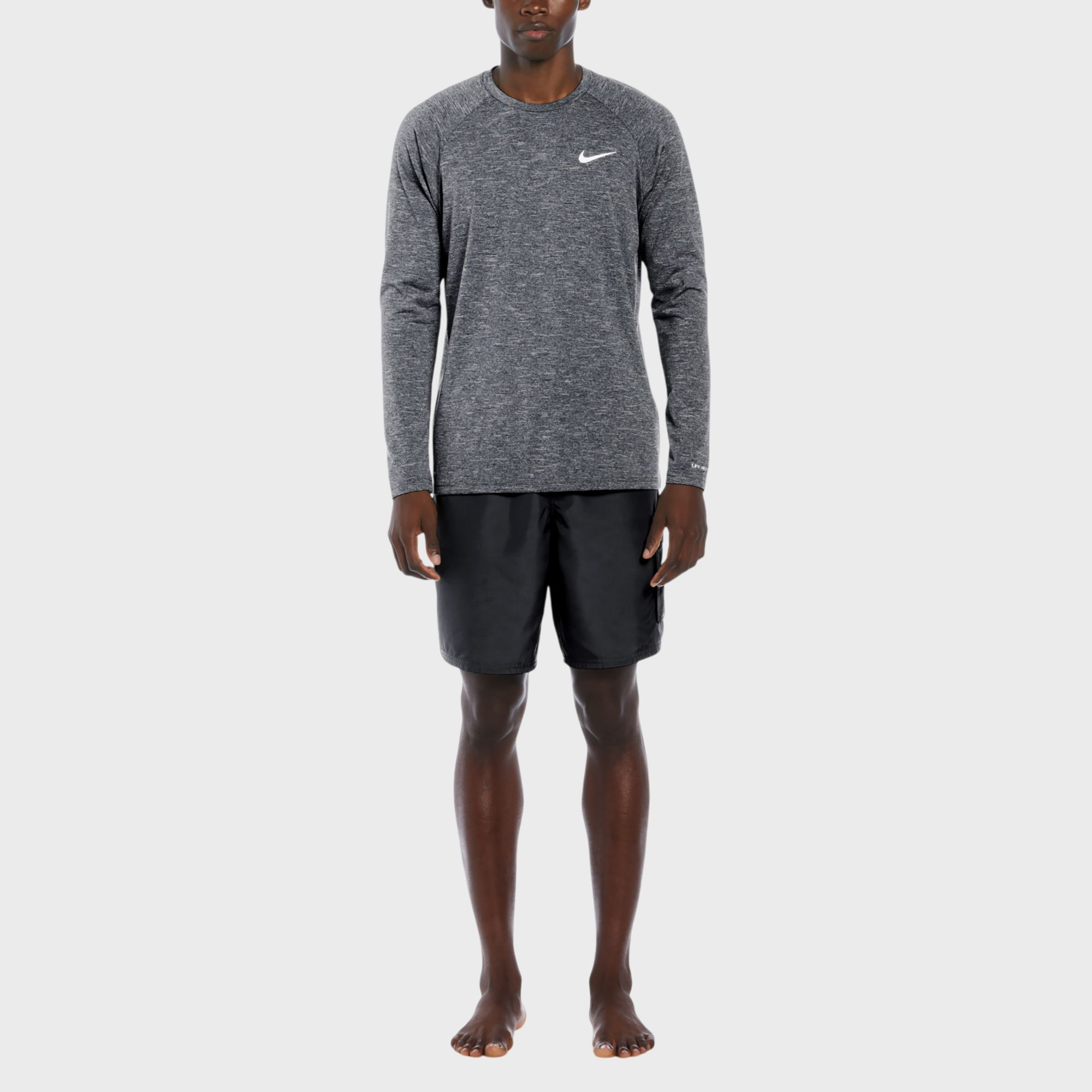 Nike Men's Heathered Long Sleeve Rash Guard product image