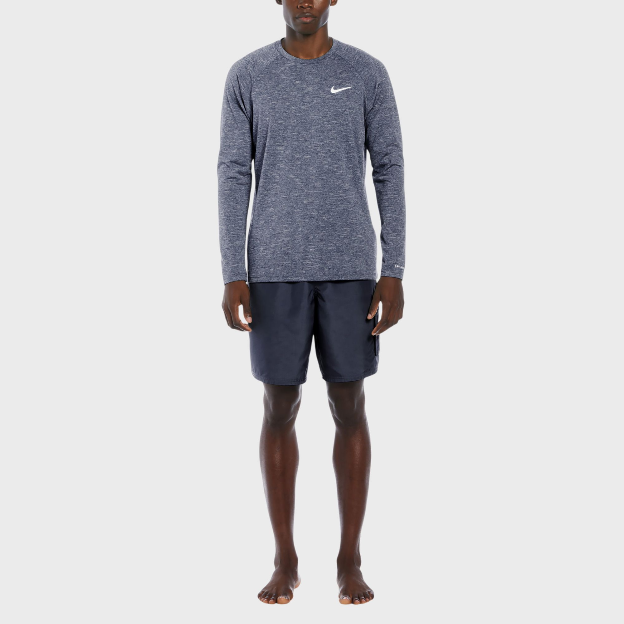 Nike Men's Heathered Long Sleeve Rash Guard product image