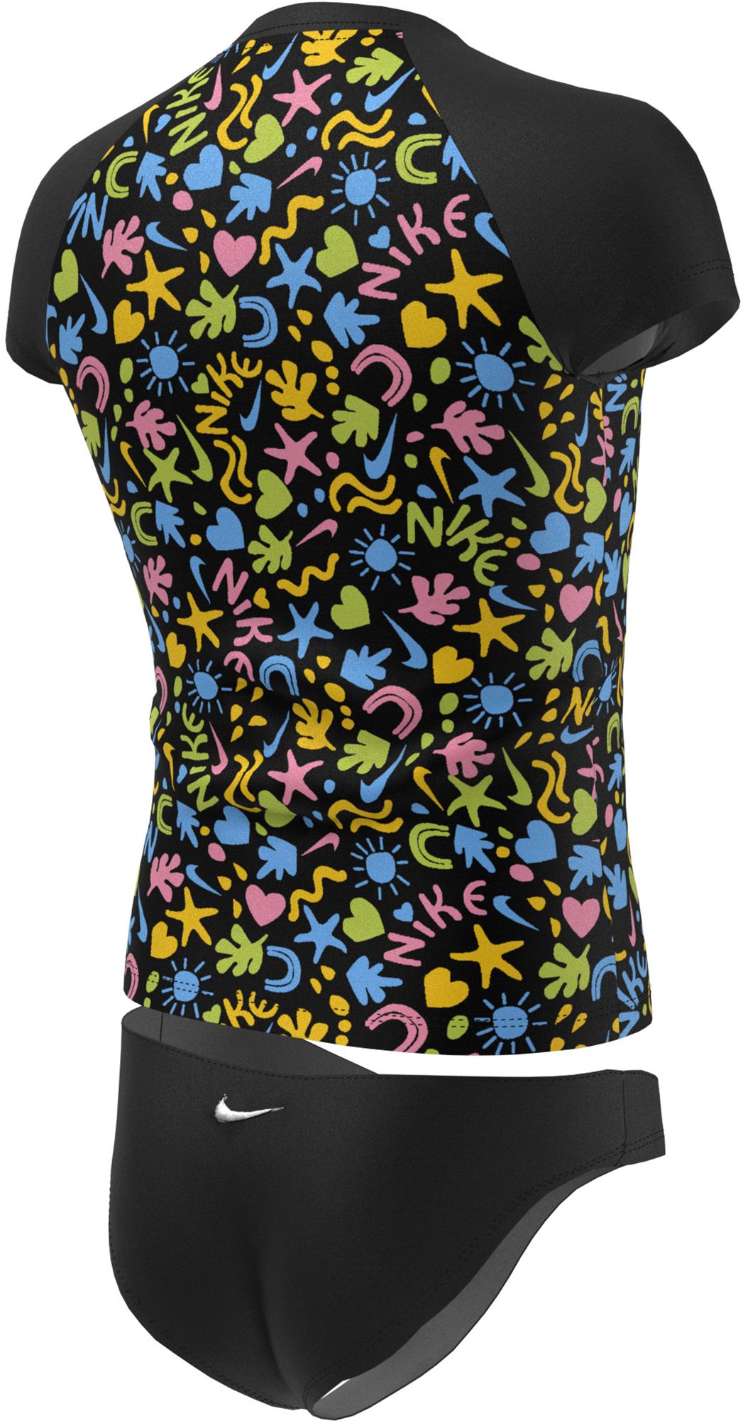 Nike Girls' Short Sleeve Top Bikini Swimsuit product image