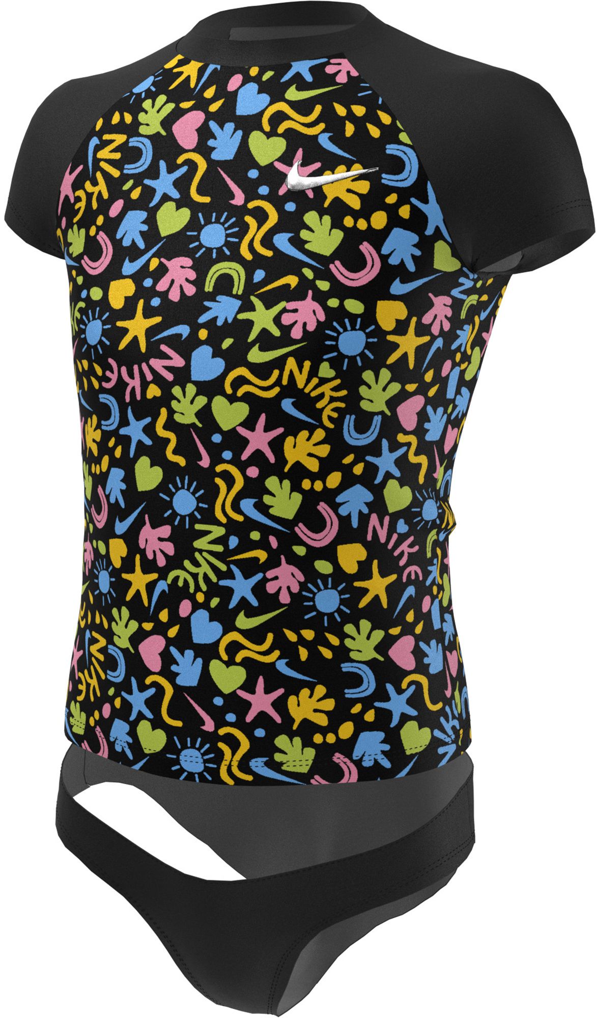 Nike Girls' Short Sleeve Top Bikini Swimsuit product image