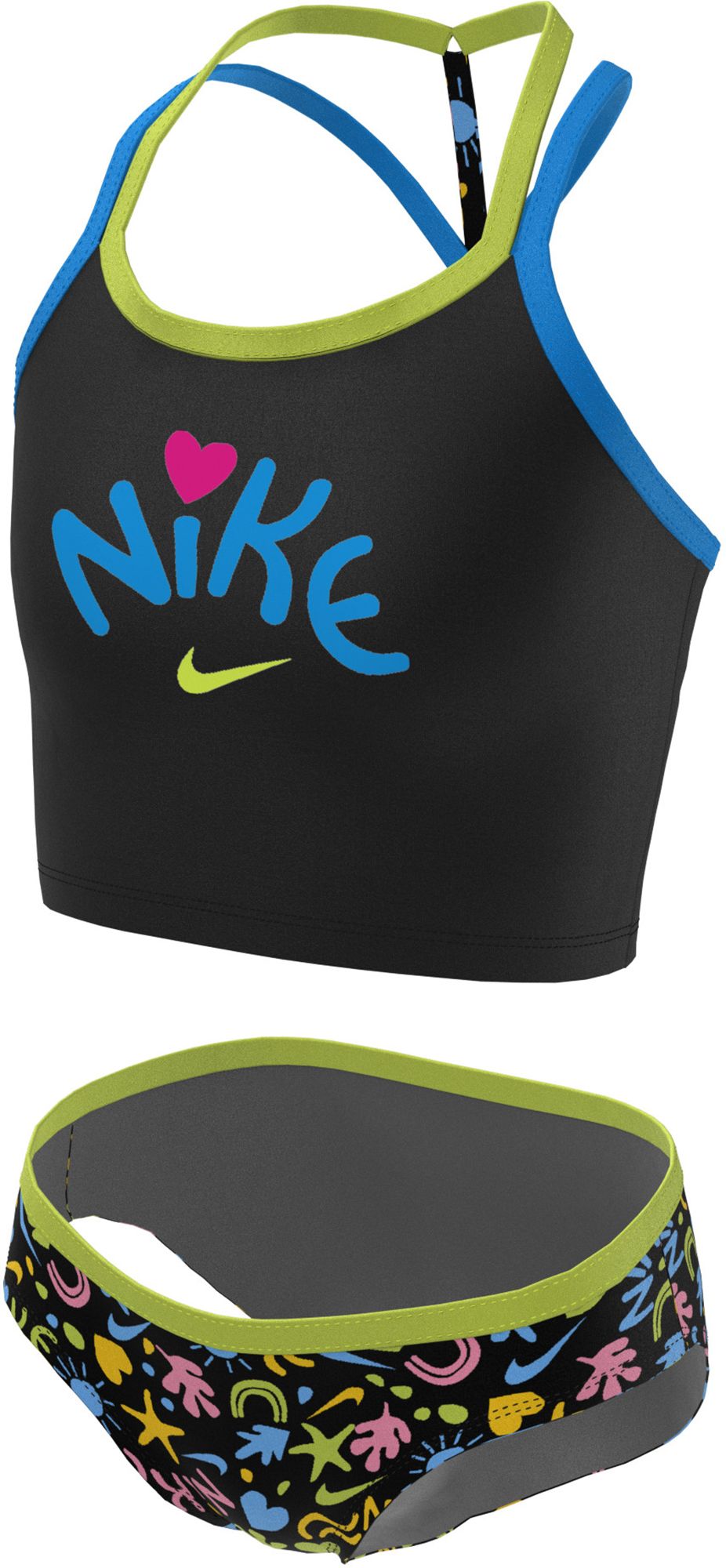Nike Girls' T-Crossback Midkini Swimsuit product image