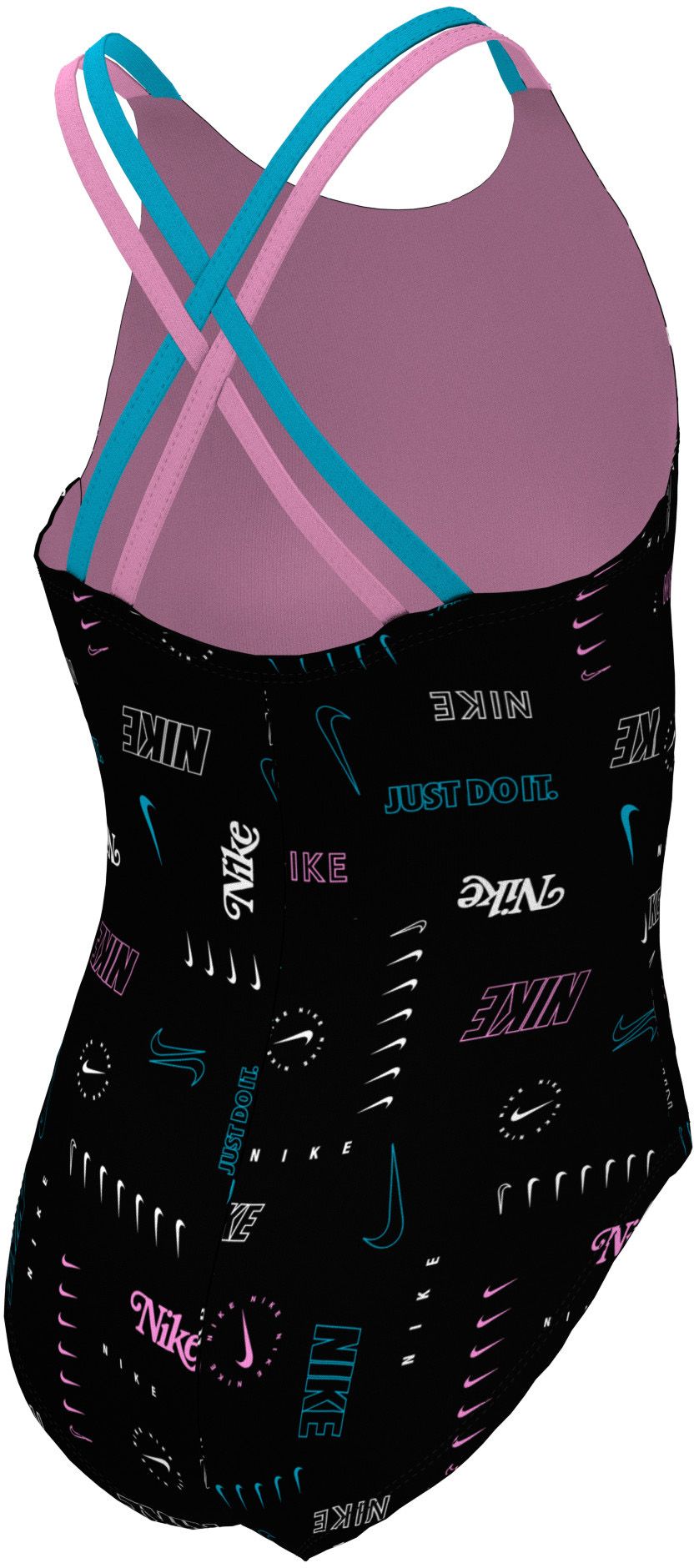 Nike Girls' Logo Toss Spiderback One Piece Swimsuit product image