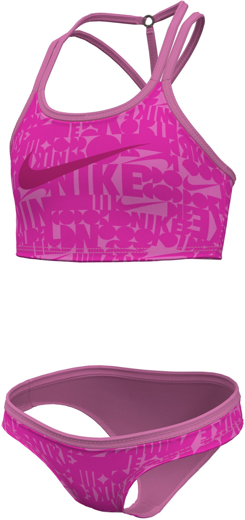 Nike Girls' T-Crossback Midkini Set product image