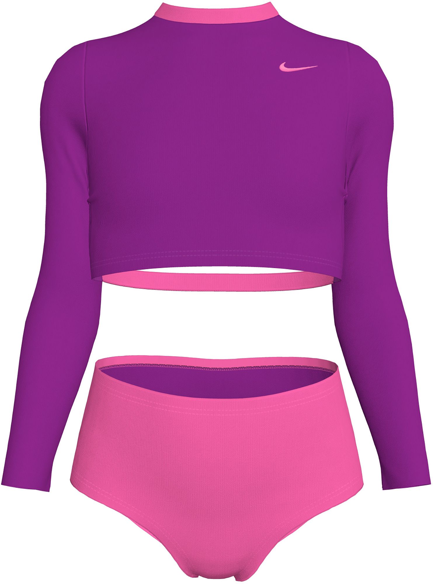 Nike Girls' Long-Sleeve Crop Top & High-Waist Set product image