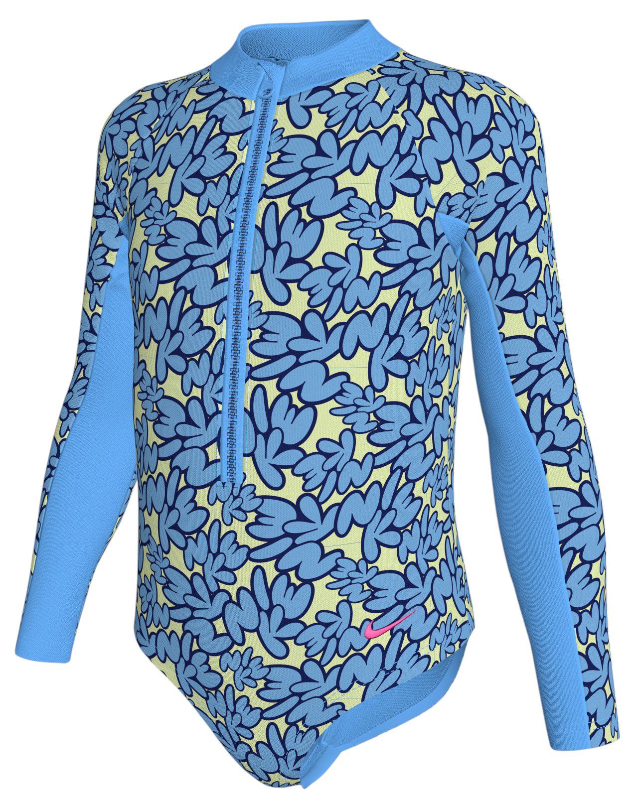 Nike Little Girls' Bubble Script Long Sleeve One-Piece Swimsuit product image