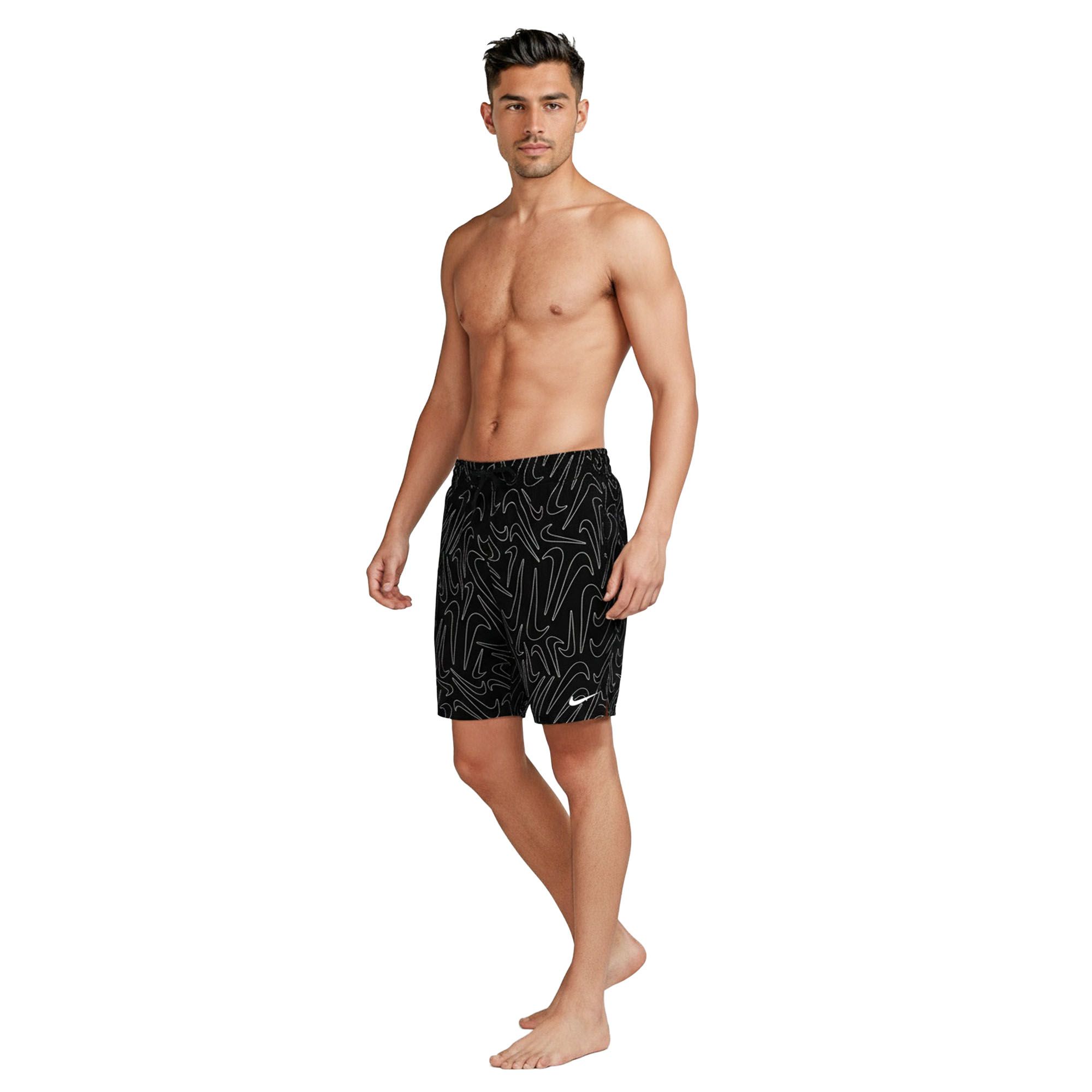 Nike Men's Swim Breaker Tossed Swoosh 7" Swim Trunks product image