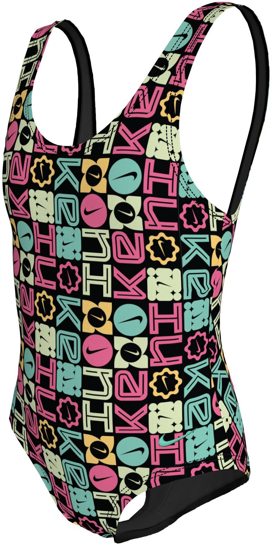 Nike Girls' Logo Block One Piece Swimsuit product image