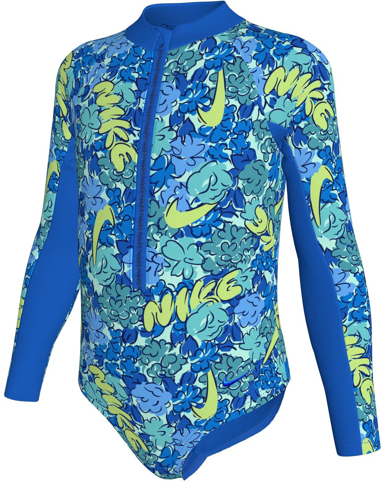 Nike Girls' Doodle Floral Long Sleeve One Piece Swimsuit product image
