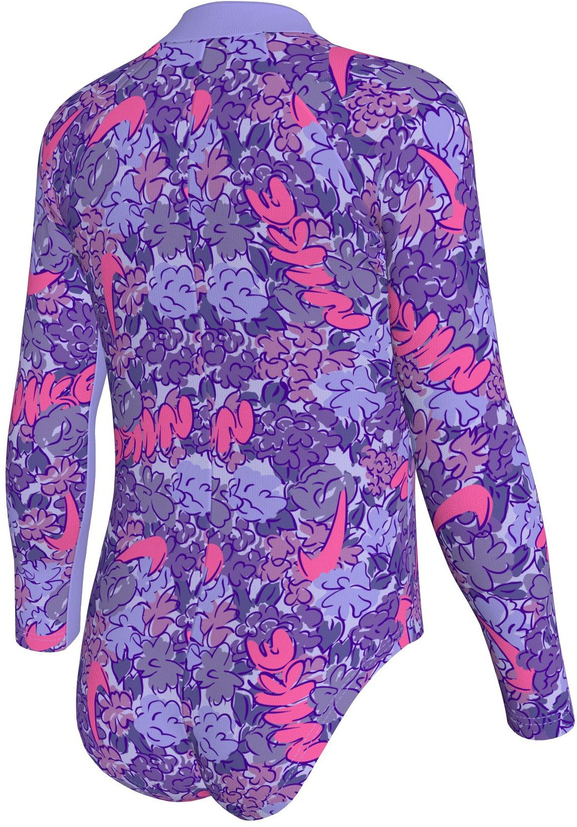 Nike Girls' Doodle Floral Long Sleeve One Piece Swimsuit product image