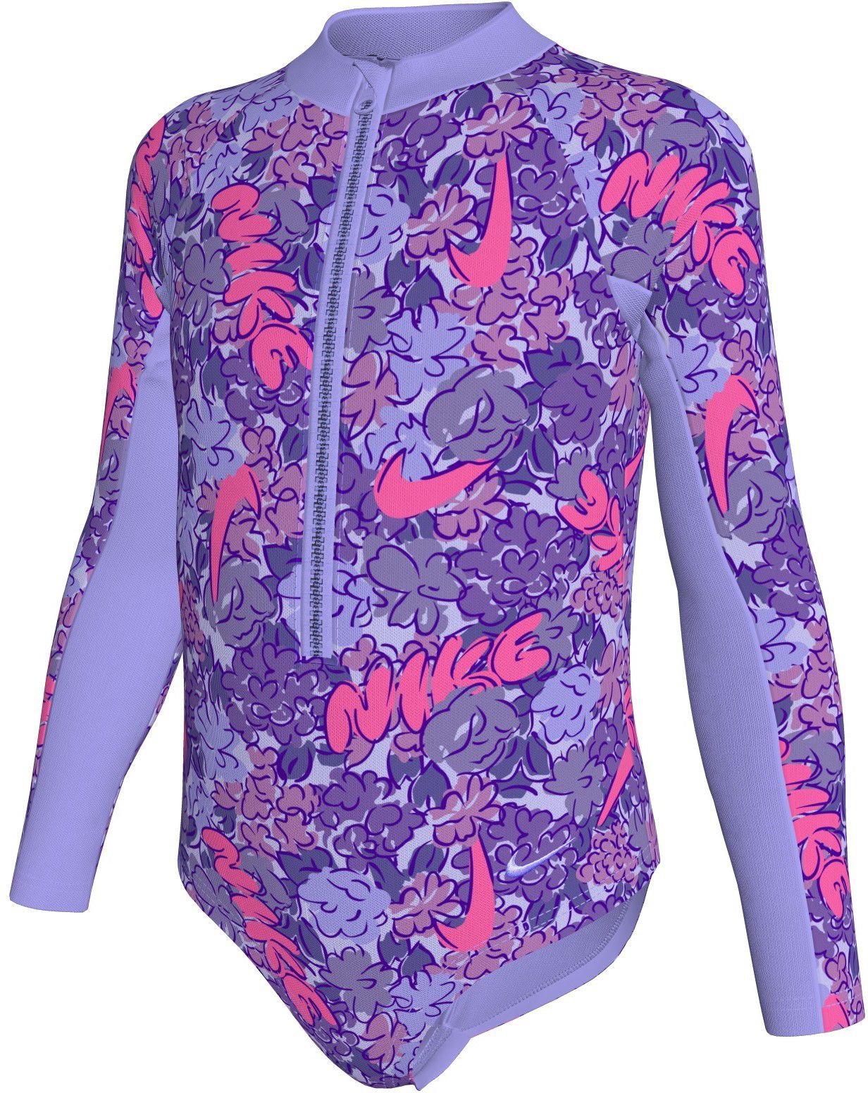 Nike Girls' Doodle Floral Long Sleeve One Piece Swimsuit product image