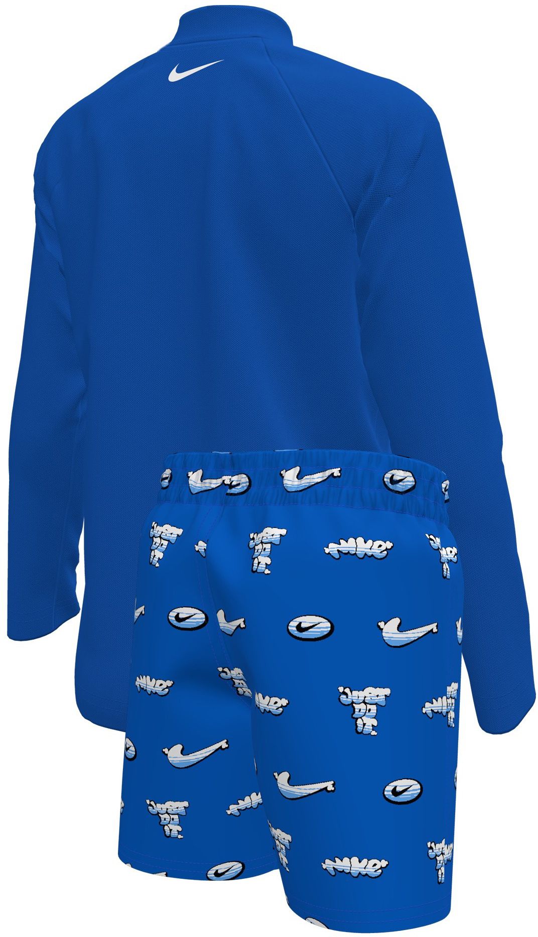 Nike Little Boys' Bubble Long Sleeve Top & Short Swim Set product image