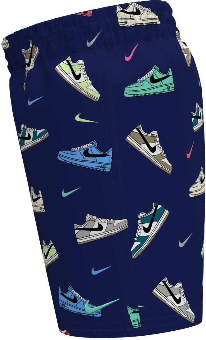Nike Little Boys' Sneaker Print Long Sleeve Top & Short Swim Set product image