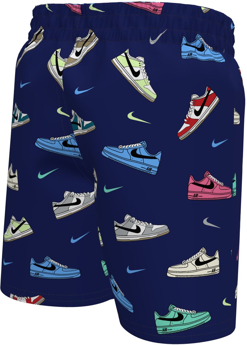 Nike Little Boys' Sneaker Print Long Sleeve Top & Short Swim Set product image