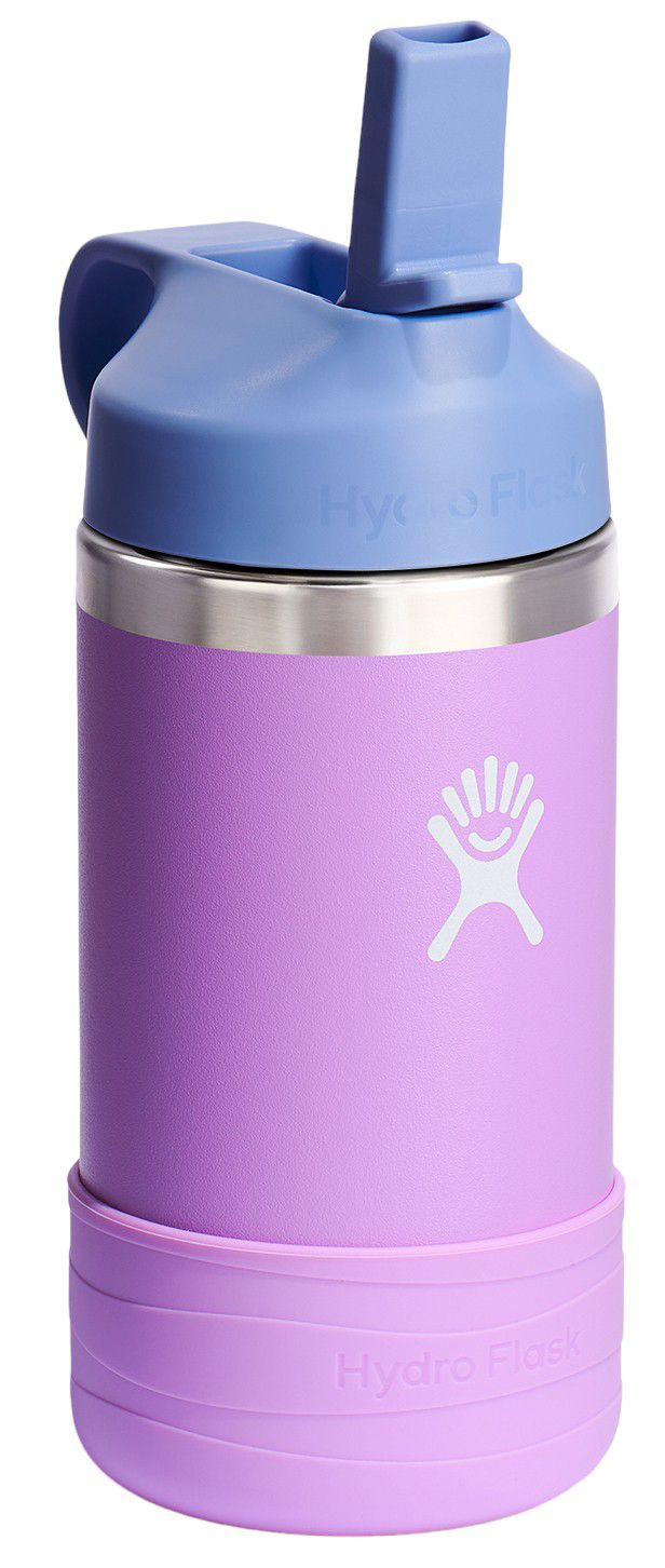 Hydro Flask 12 oz. Kids' Wide Mouth Bottle with Straw Cap and Boot product image