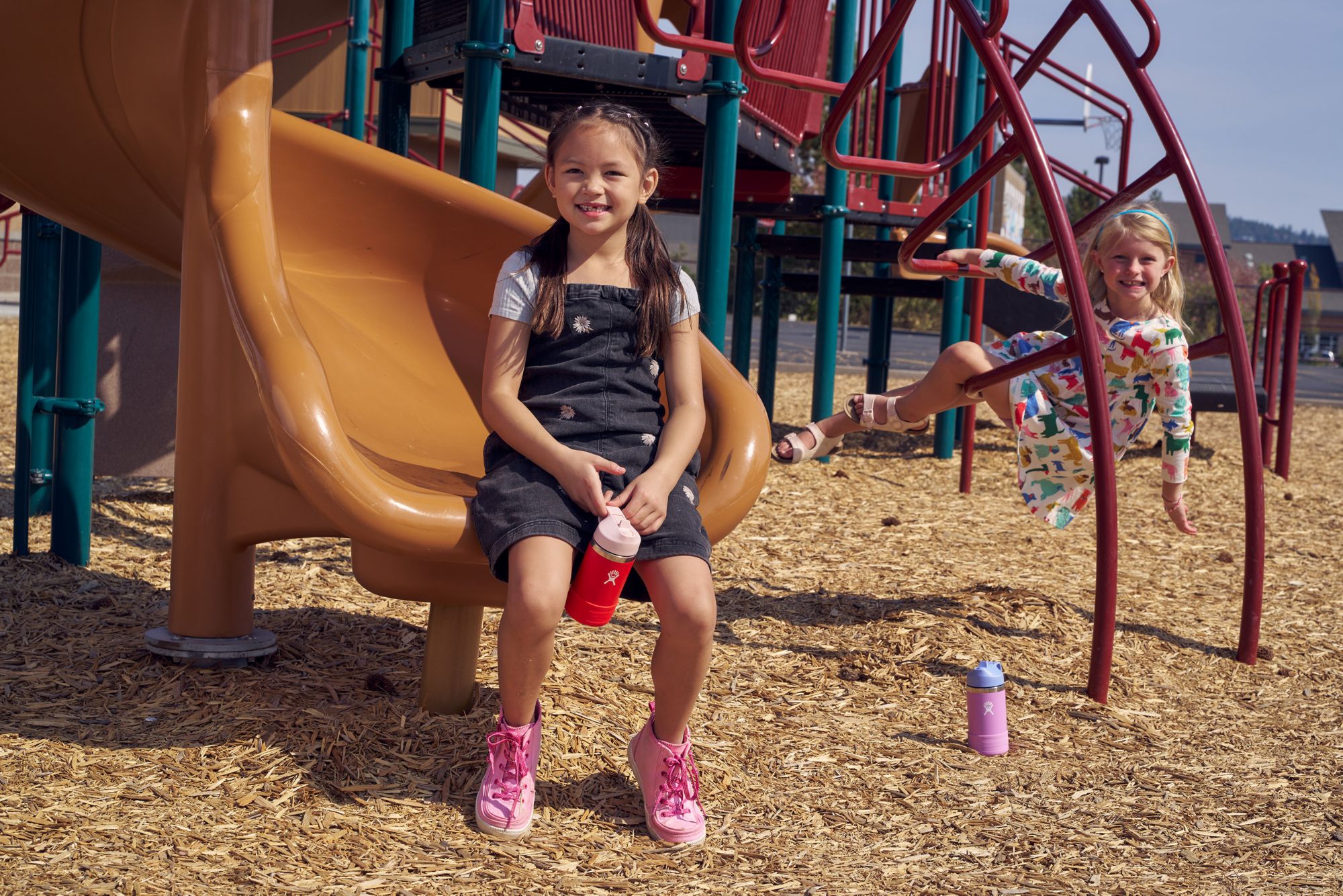 Hydro Flask 12 oz. Kids' Wide Mouth Bottle with Straw Cap and Boot product image