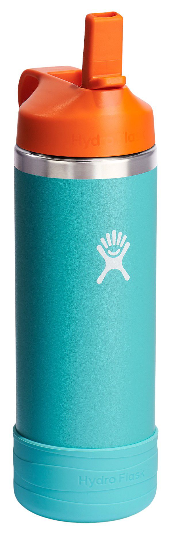 Hydro Flask 18 oz. Kids' Wide Mouth Bottle with Straw Cap and Boot product image