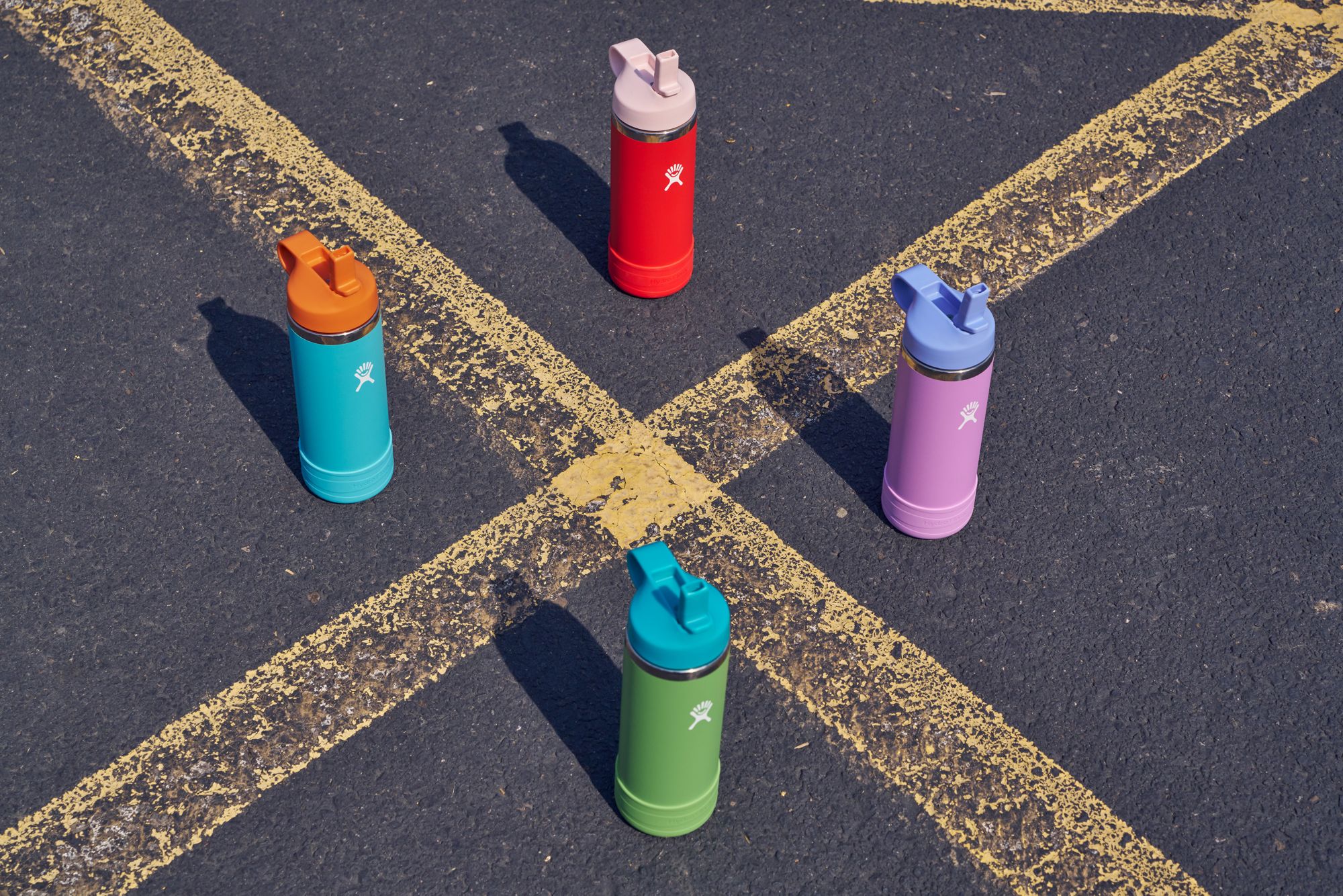 Hydro Flask 18 oz. Kids' Wide Mouth Bottle with Straw Cap and Boot product image