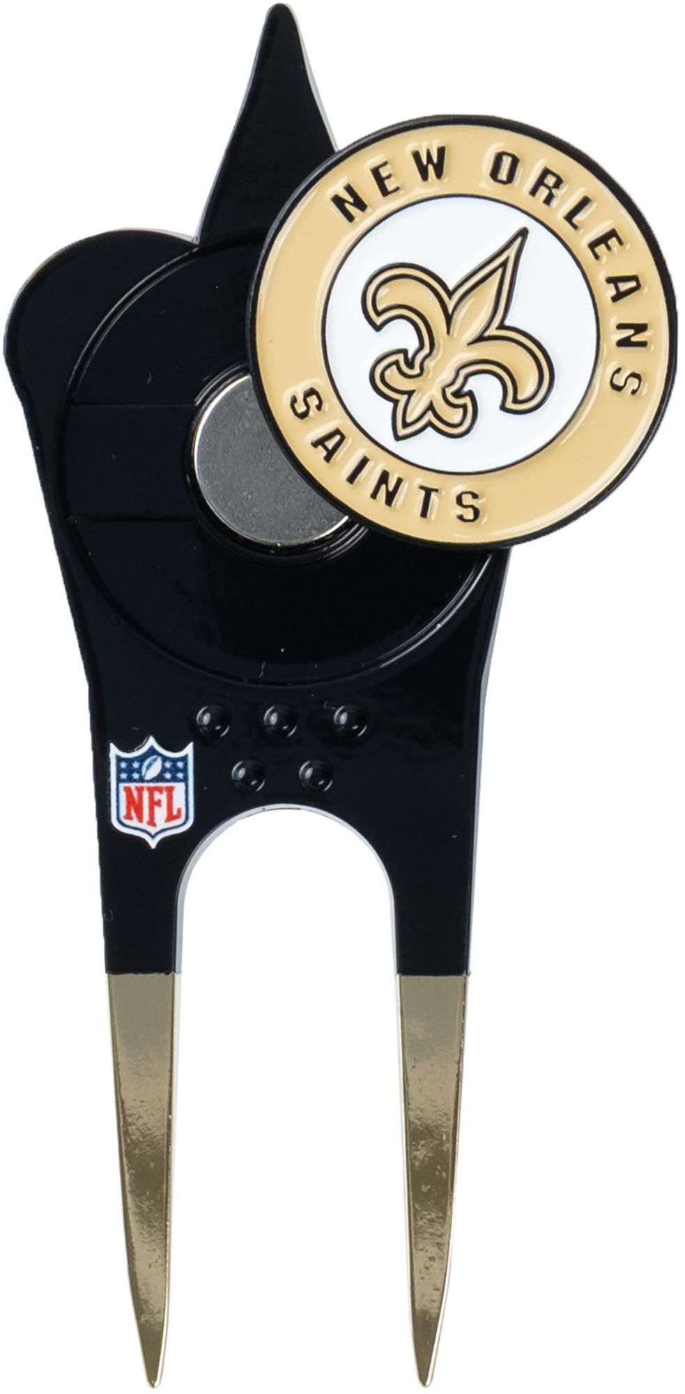 CMC Design New Orleans Saints Divot Tool with Custom Shaped Removable Marker product image