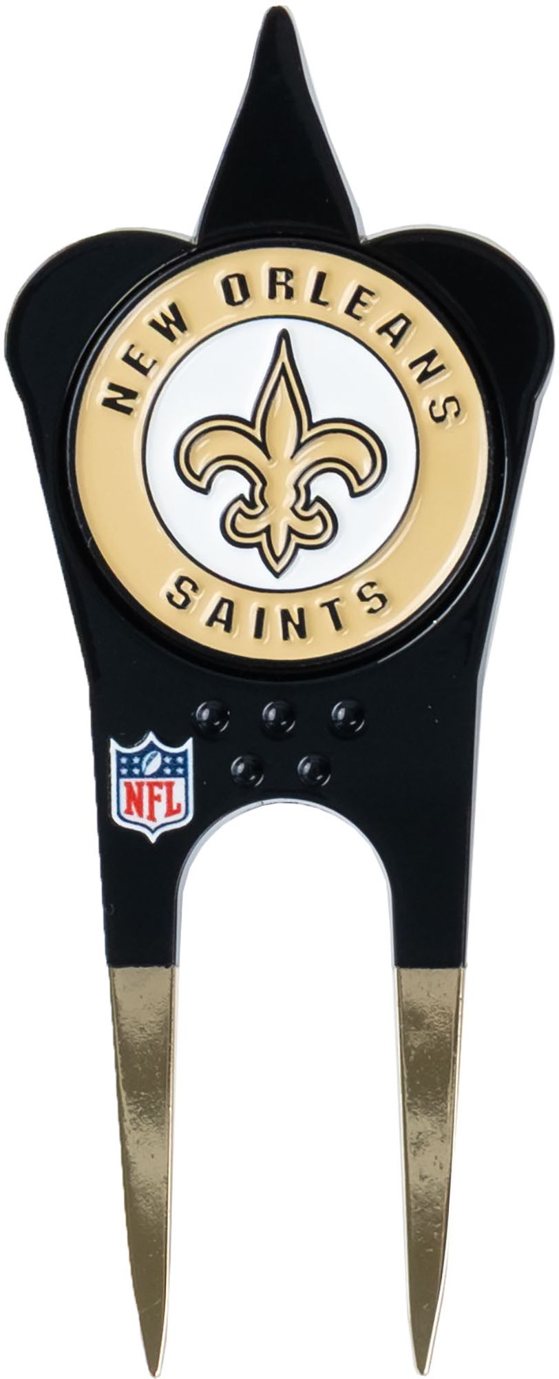 CMC Design New Orleans Saints Divot Tool with Custom Shaped Removable Marker product image