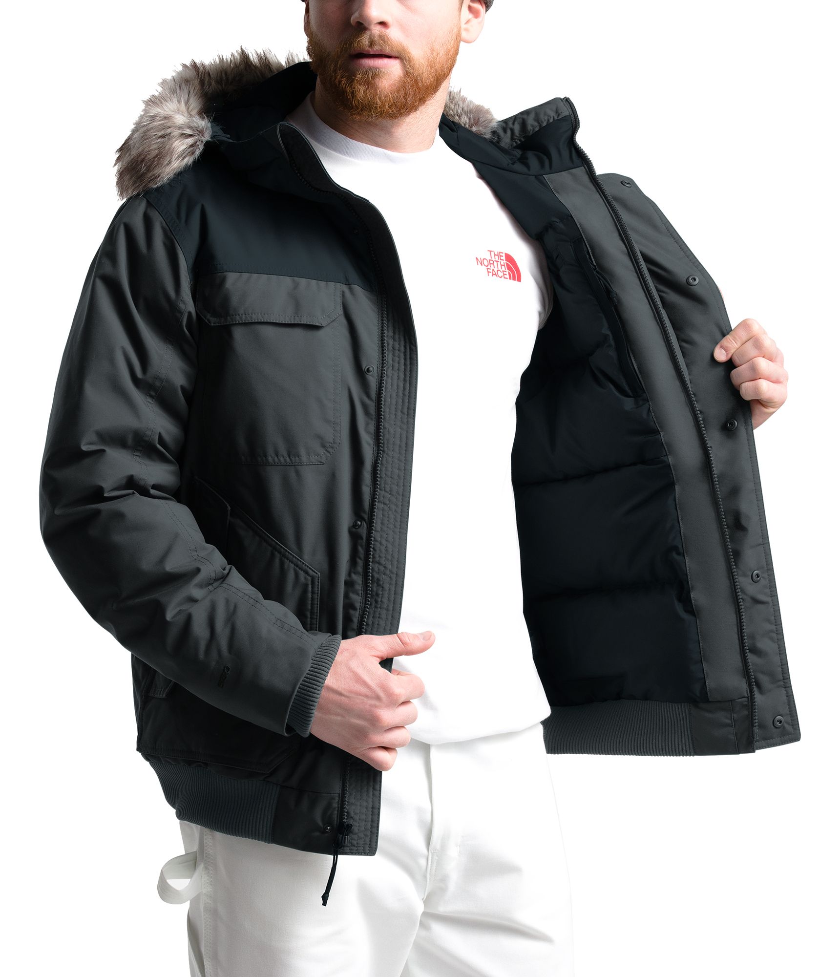 north face gotham hooded down jacket iii