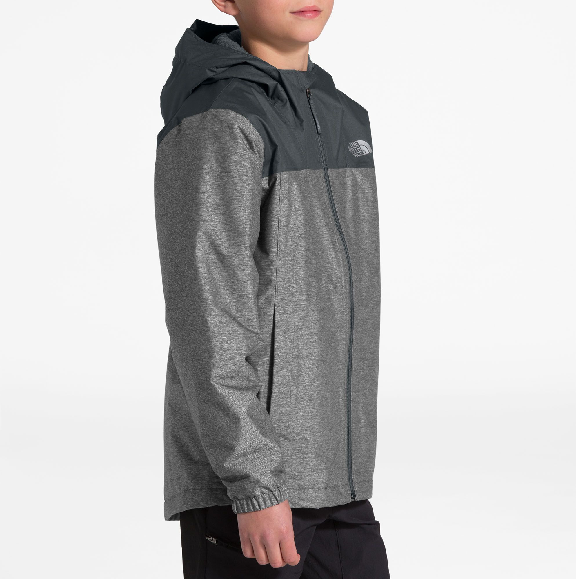 the north face junior warm storm jacket black