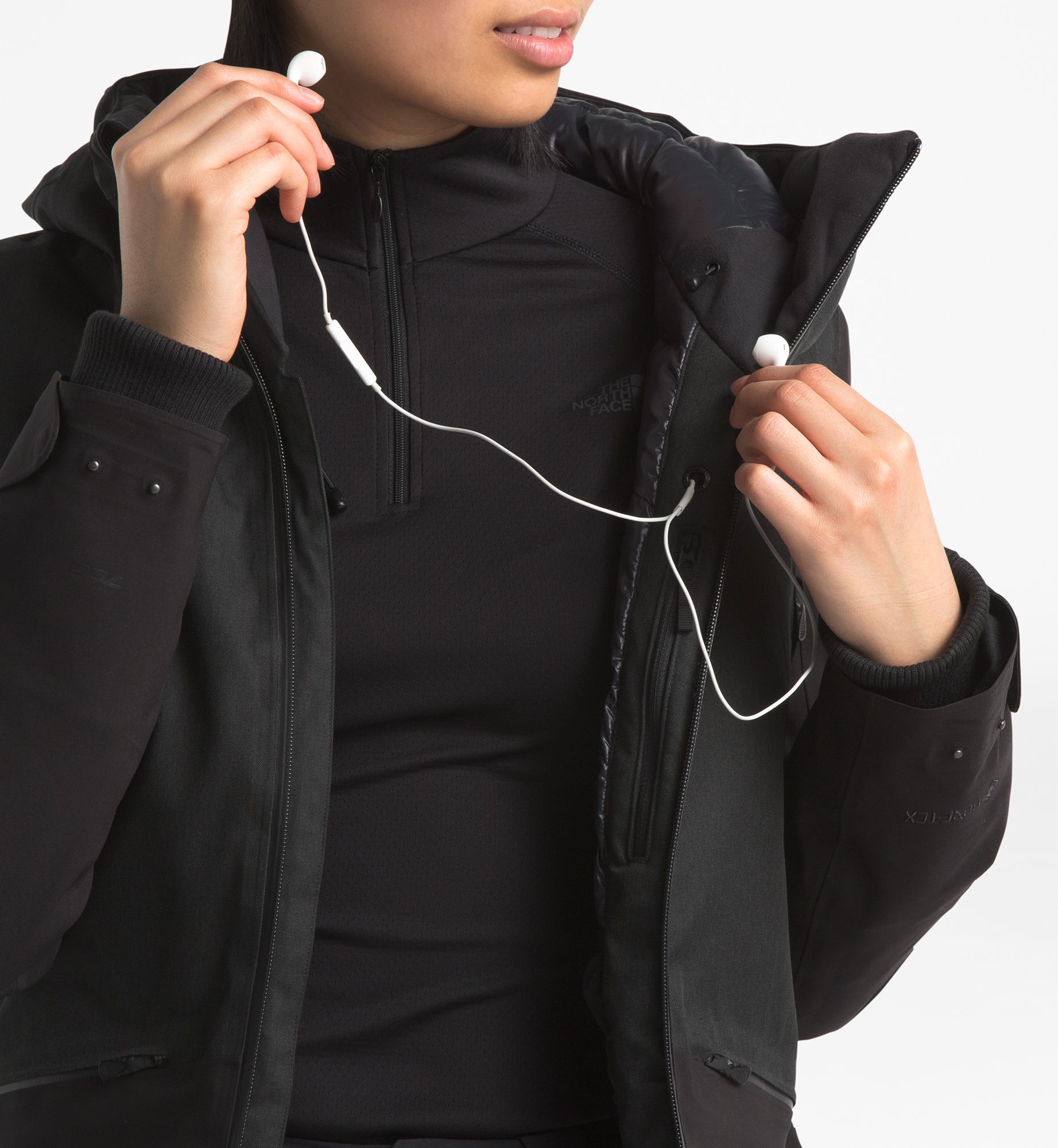 women's diameter down hybrid jacket
