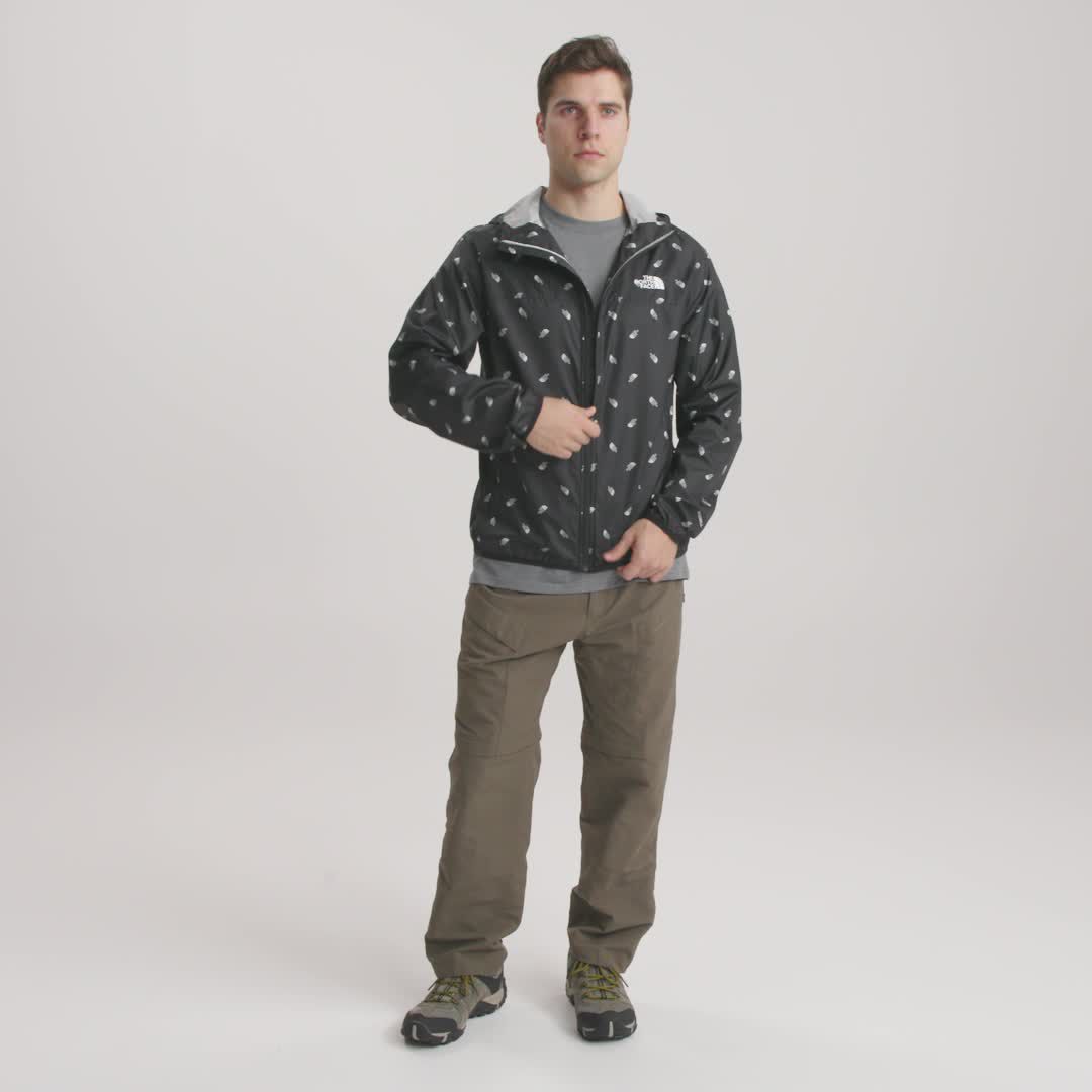 the north face men's printed cyclone hoodie