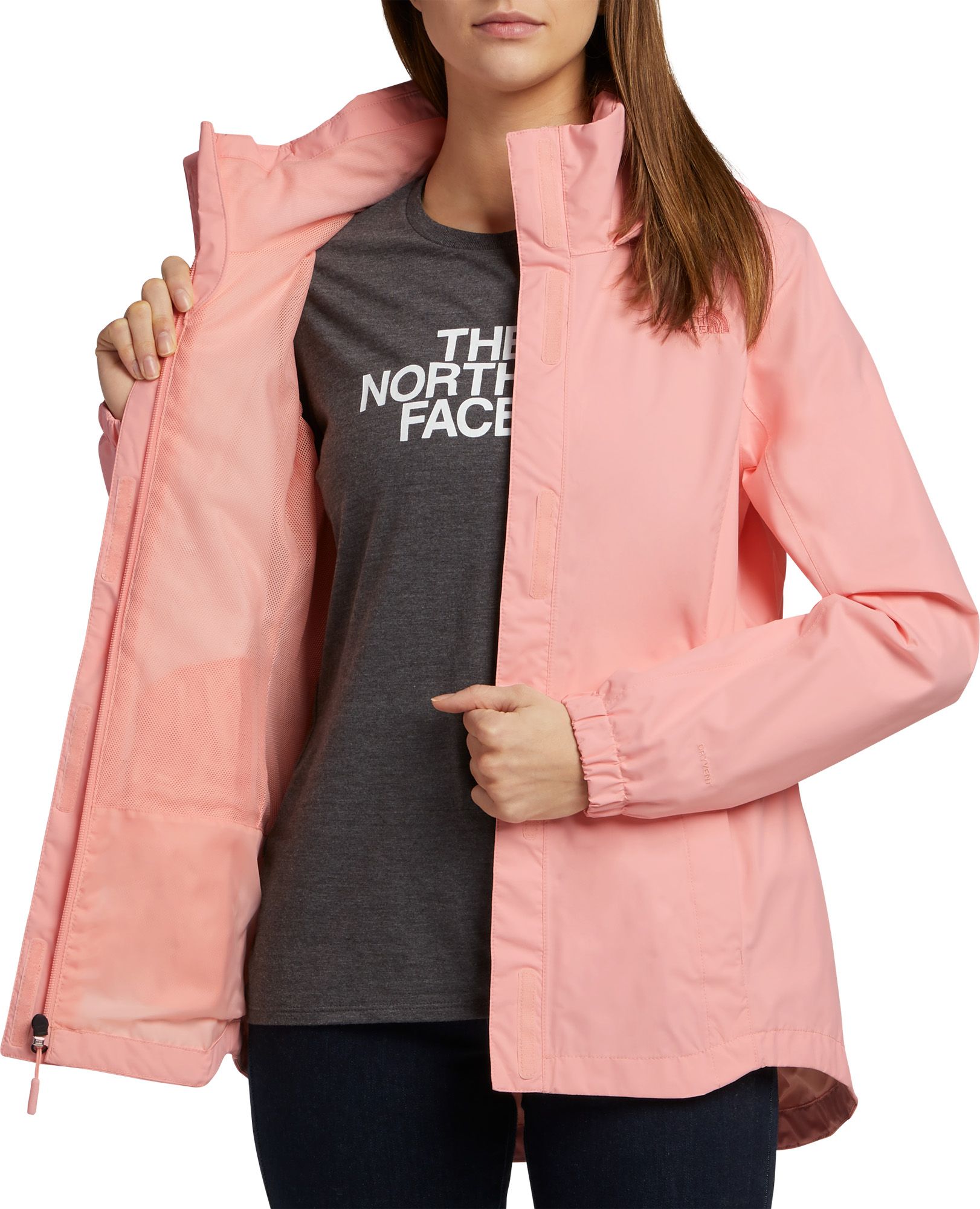 the north face women's resolve 2l shell parka