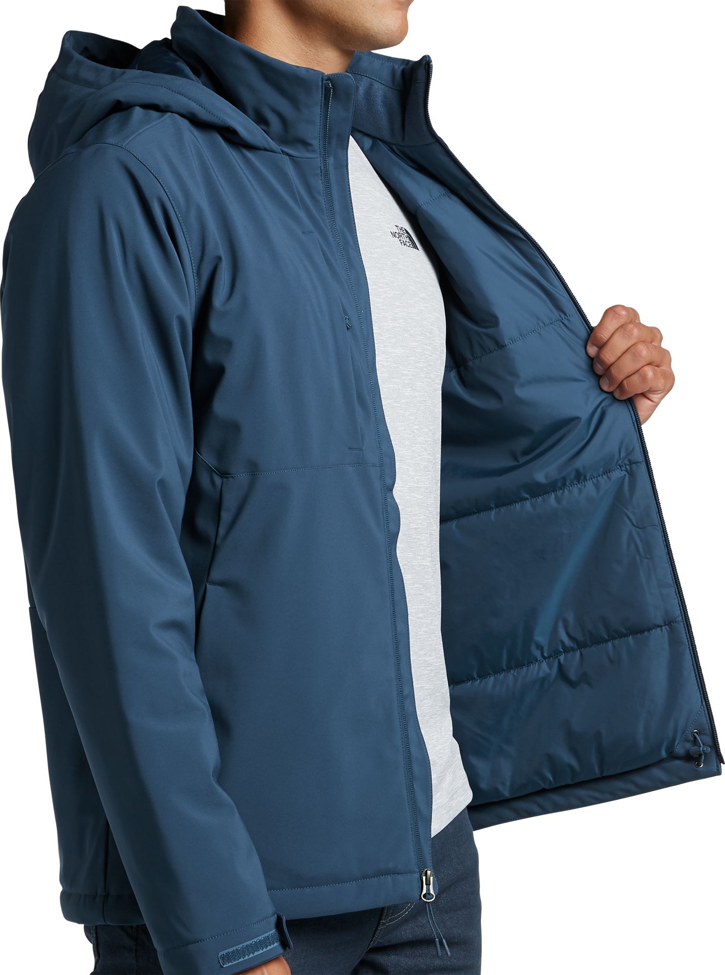 the north face apex elevation hooded softshell jacket