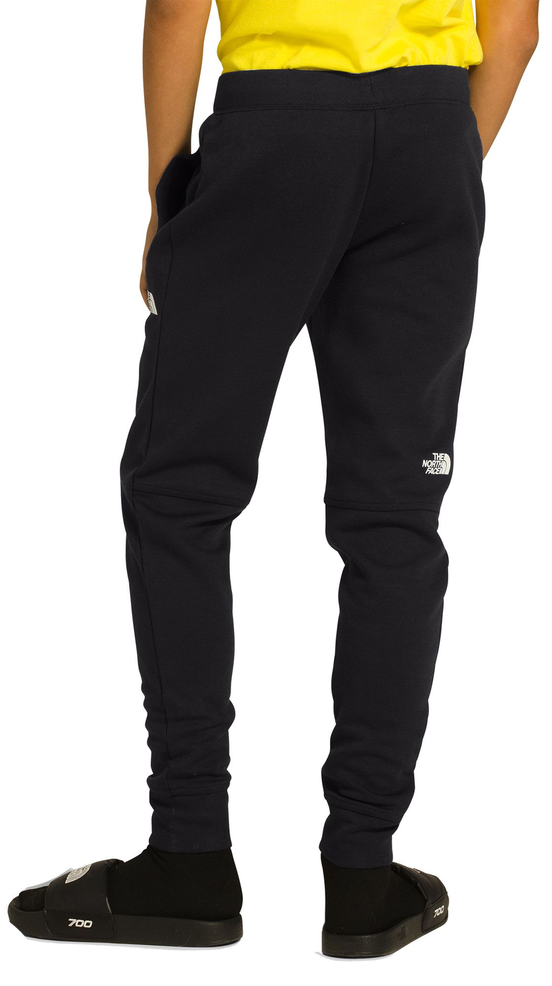 boys black north face joggers