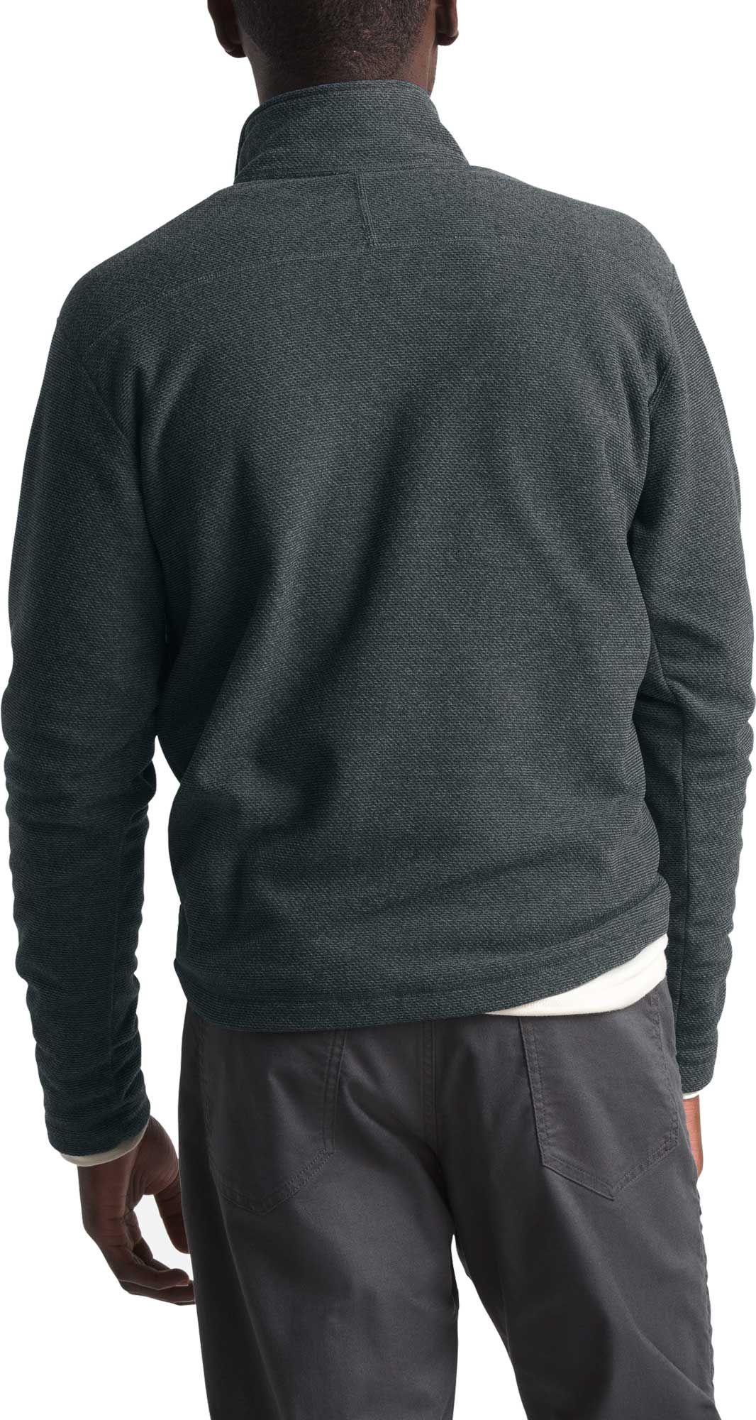 the north face texture cap rock full zip fleece