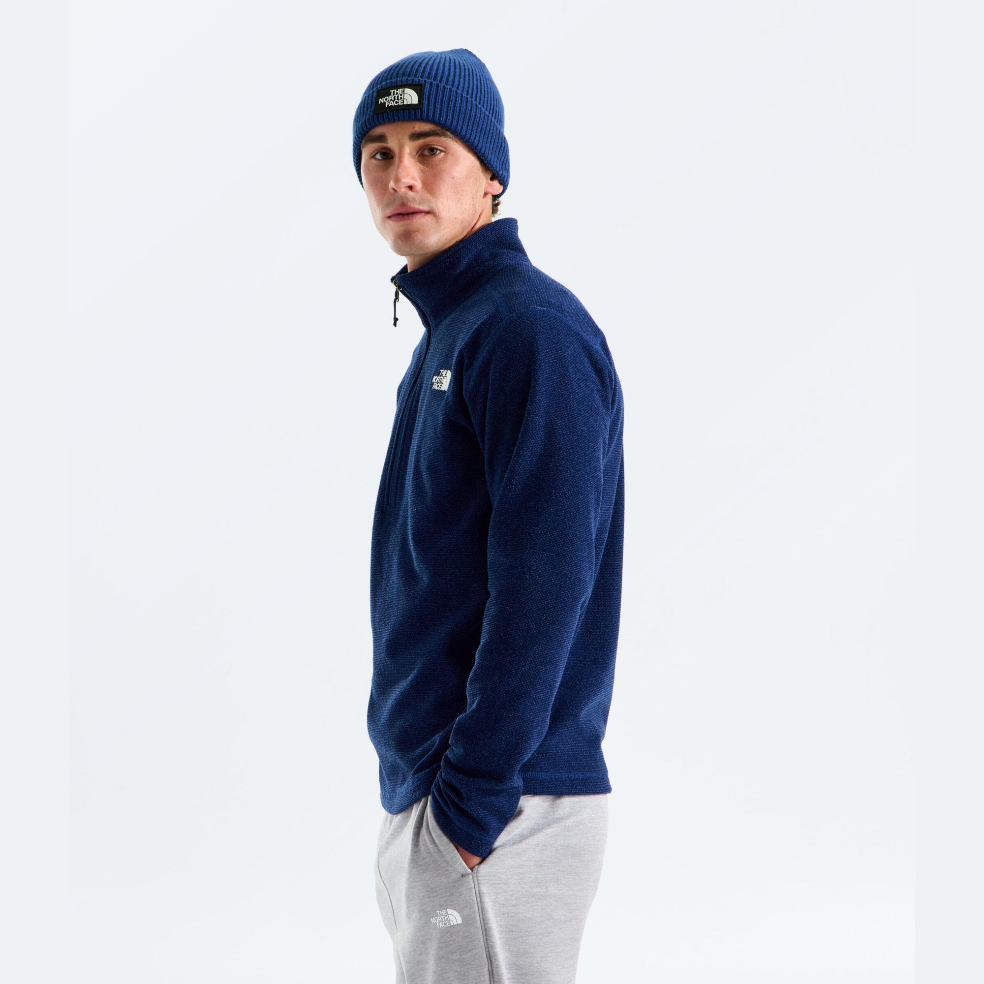 The North Face Men's Textured Cap Rock Fleece 1/4 Zip Pullover product image