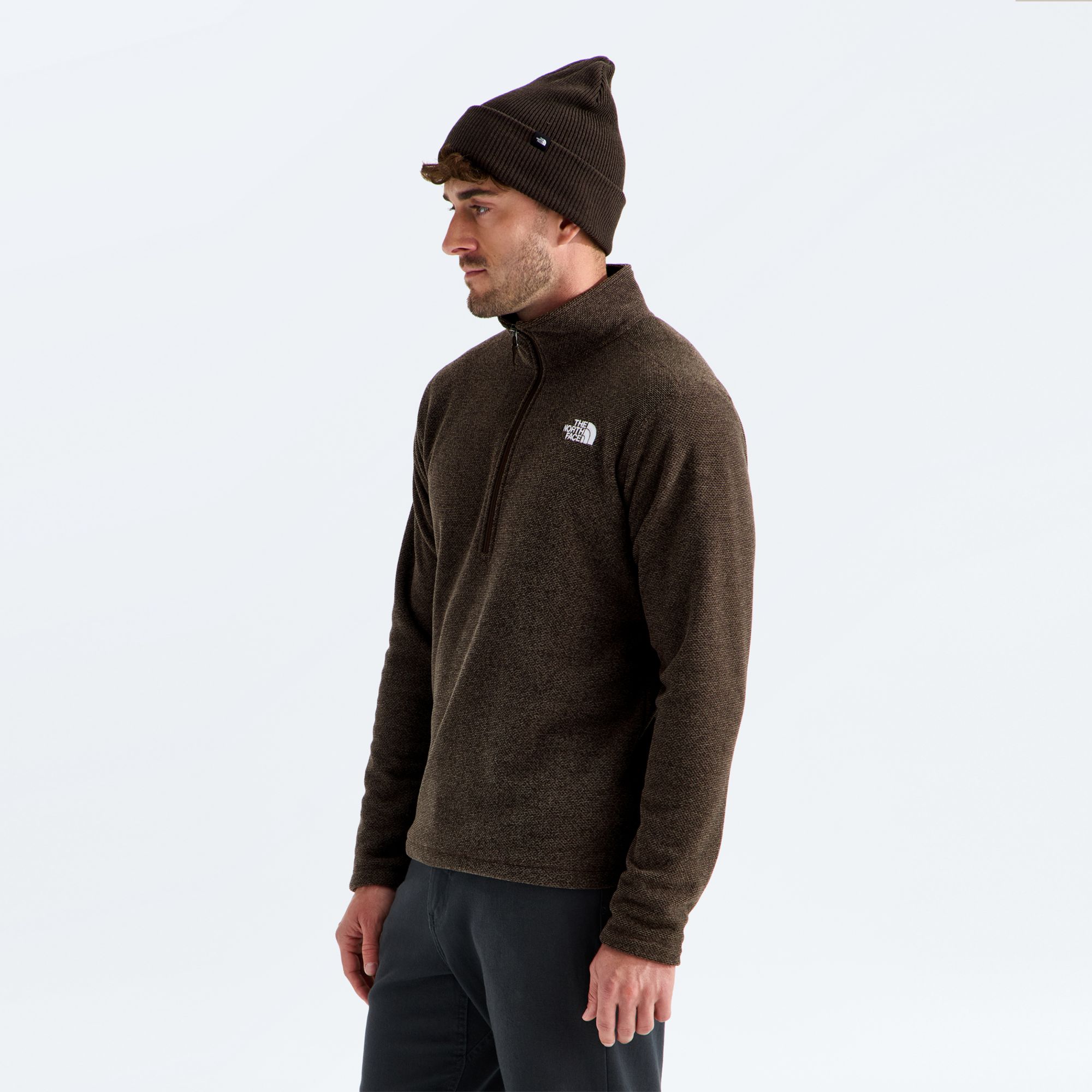 The North Face Men's Textured Cap Rock Fleece 1/4 Zip Pullover product image