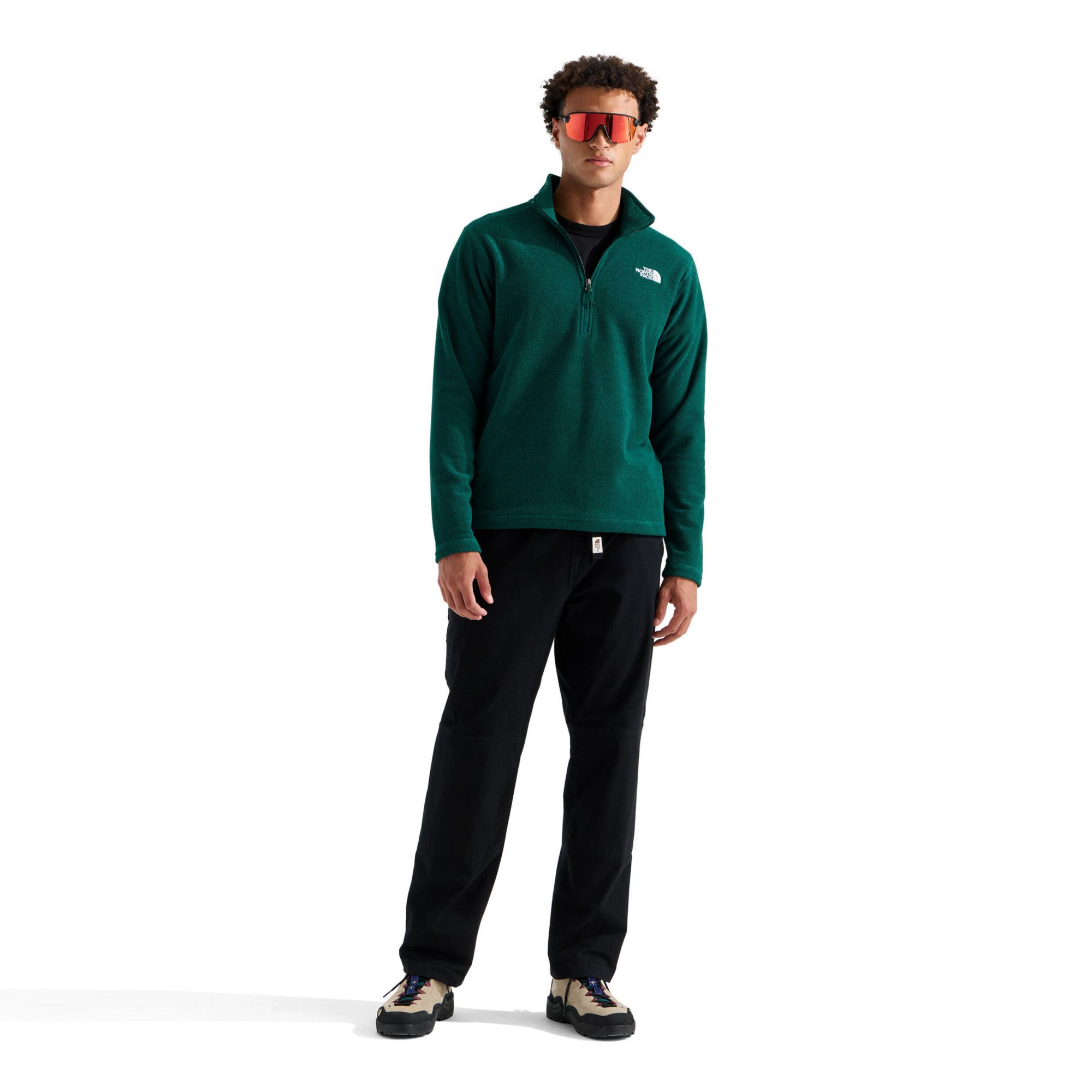 The North Face Men's Textured Cap Rock Fleece 1/4 Zip Pullover product image