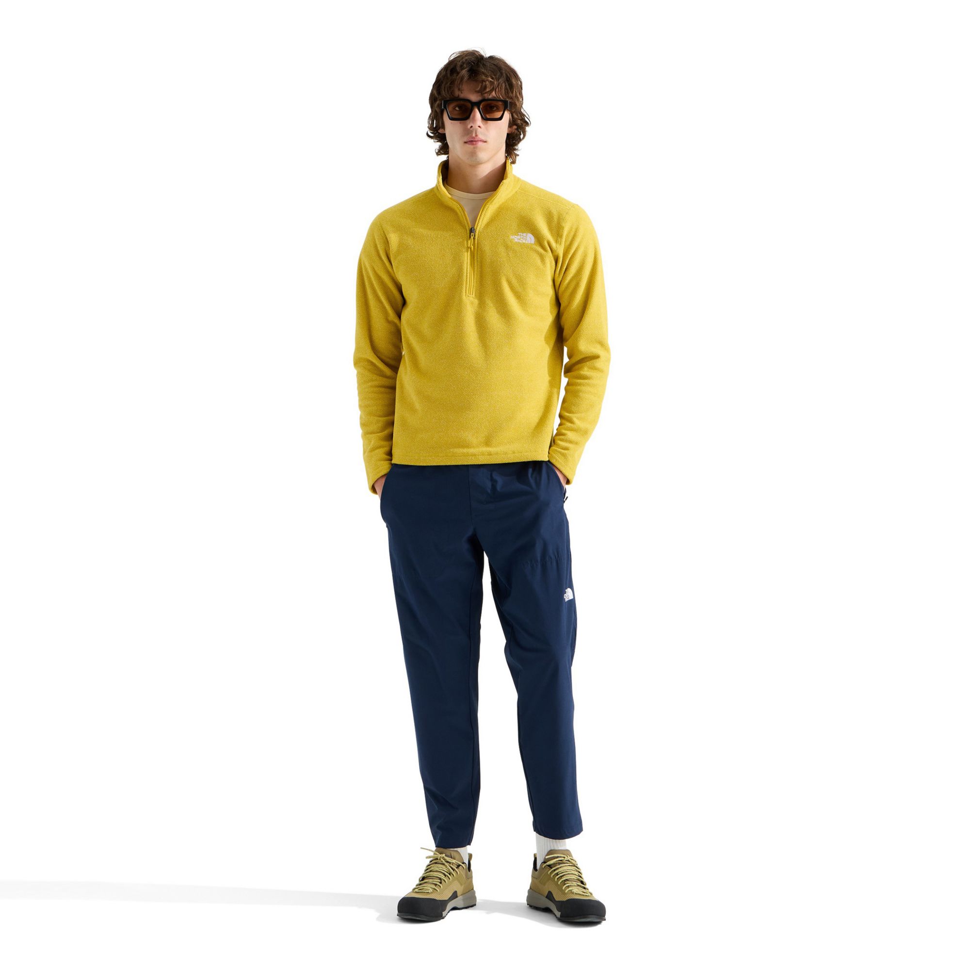 The North Face Men's Textured Cap Rock Fleece 1/4 Zip Pullover product image