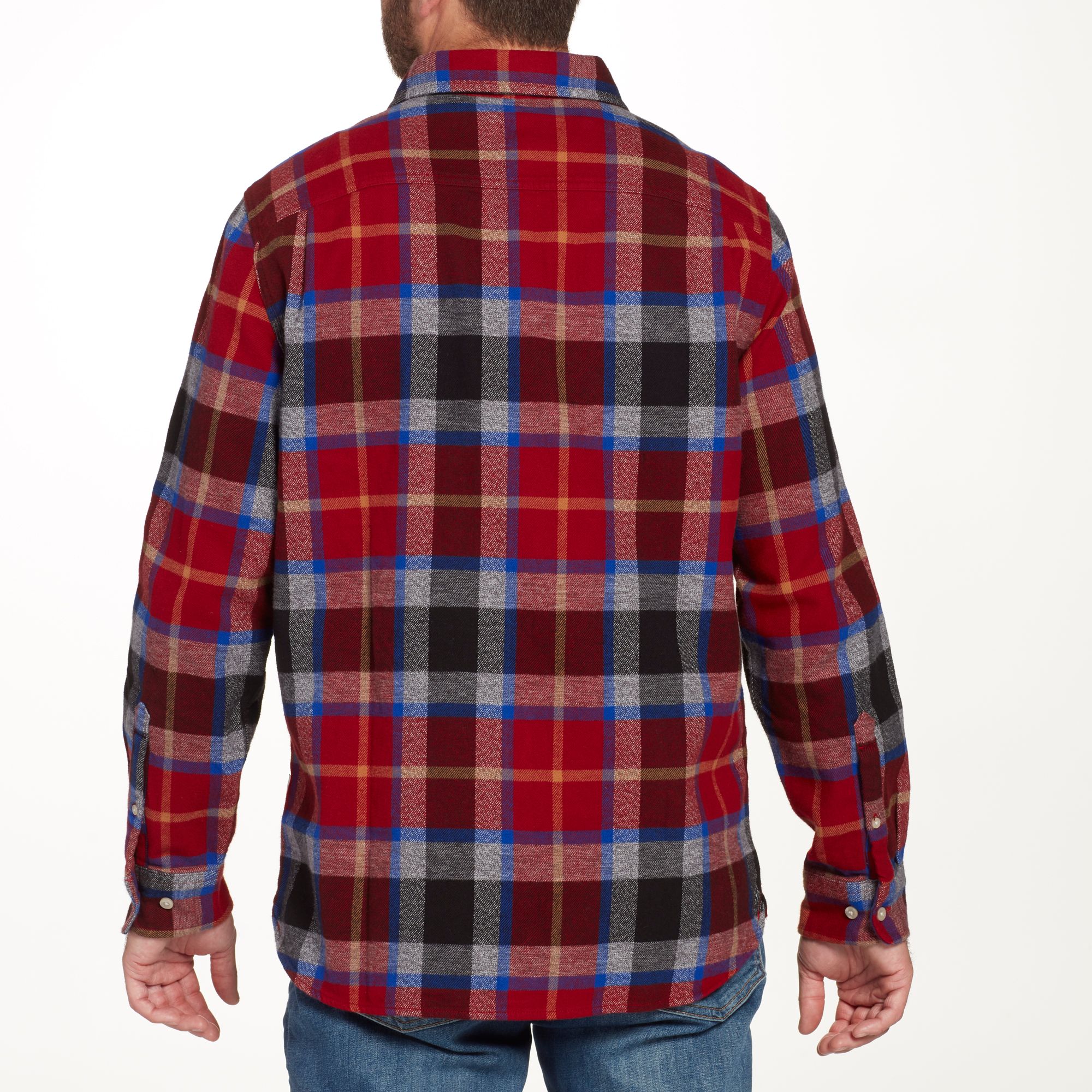 the north face men's long sleeve arroyo flannel