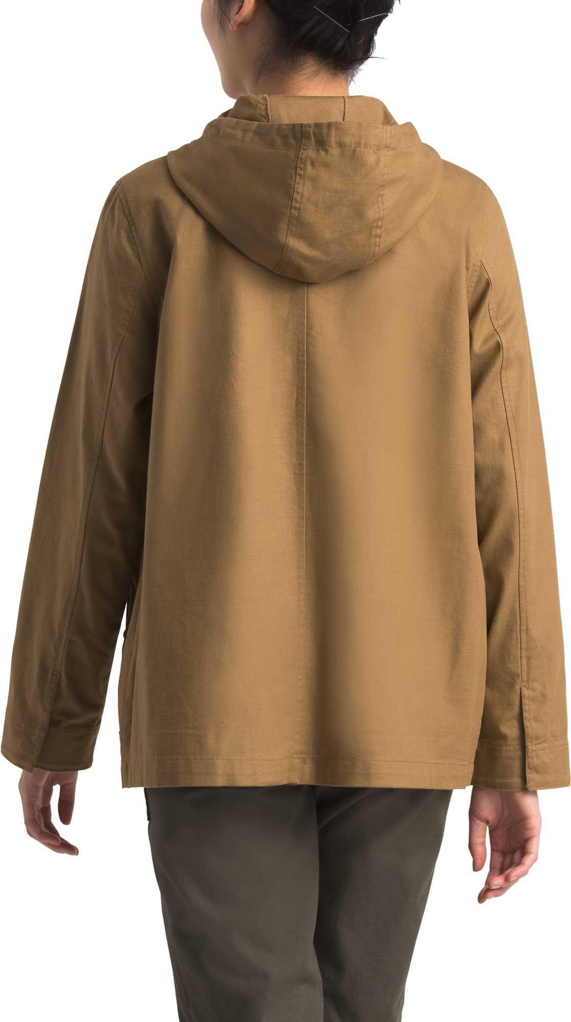 brown north face hoodie