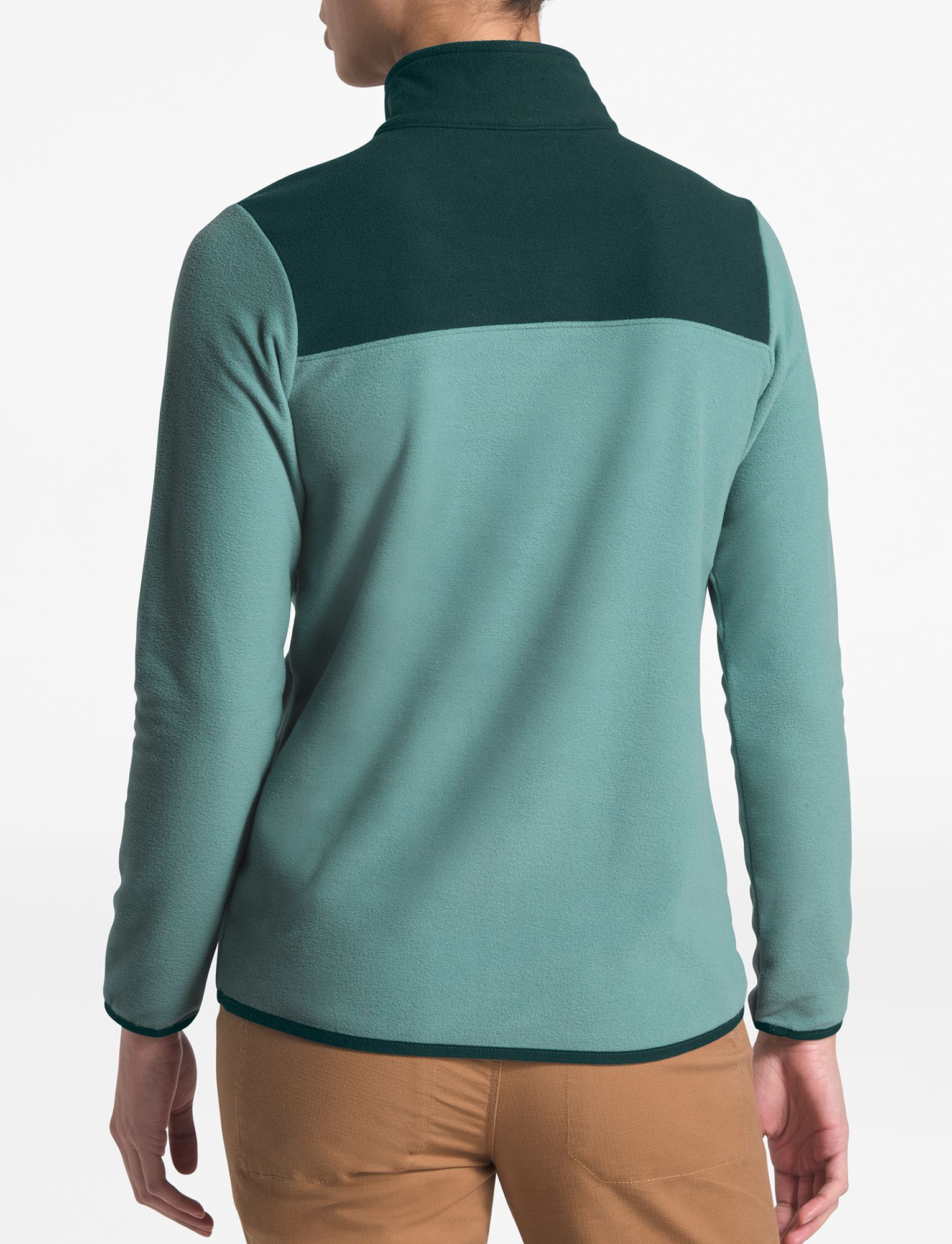 north face 3 quarter zip