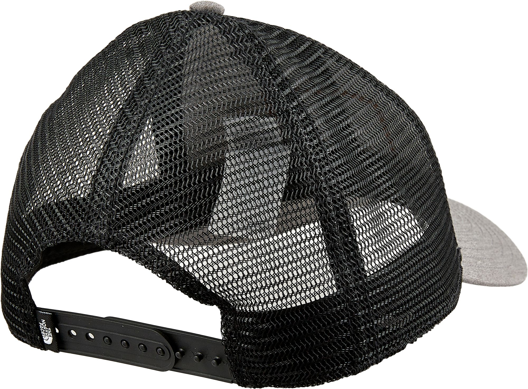 black north face trucker hat