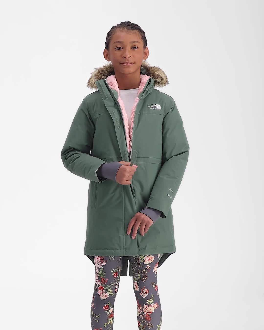 The North Face Girls' Arctic Swirl Parka product