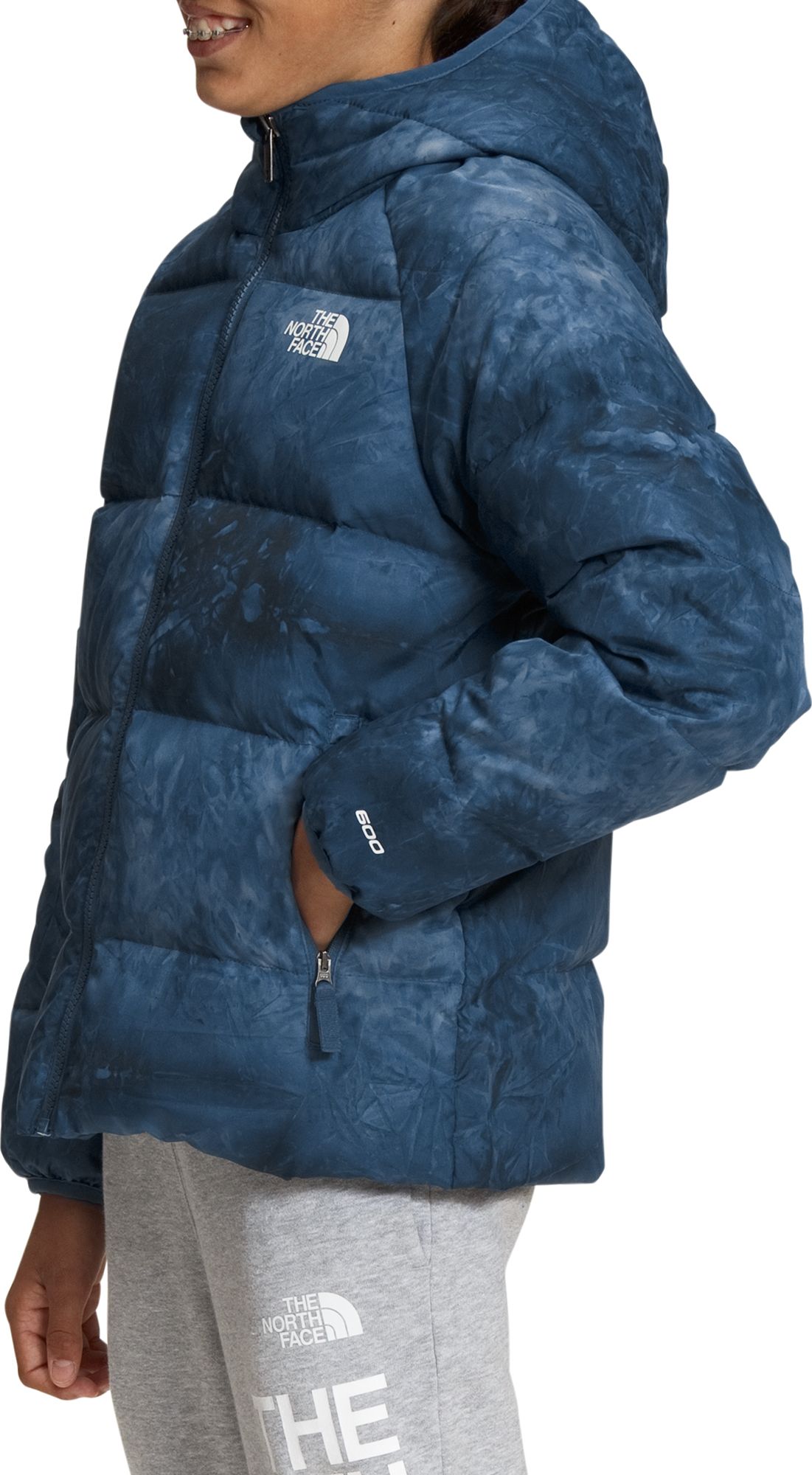 The North Face Boys Printed Reversible North Down Hooded Jacket product image
