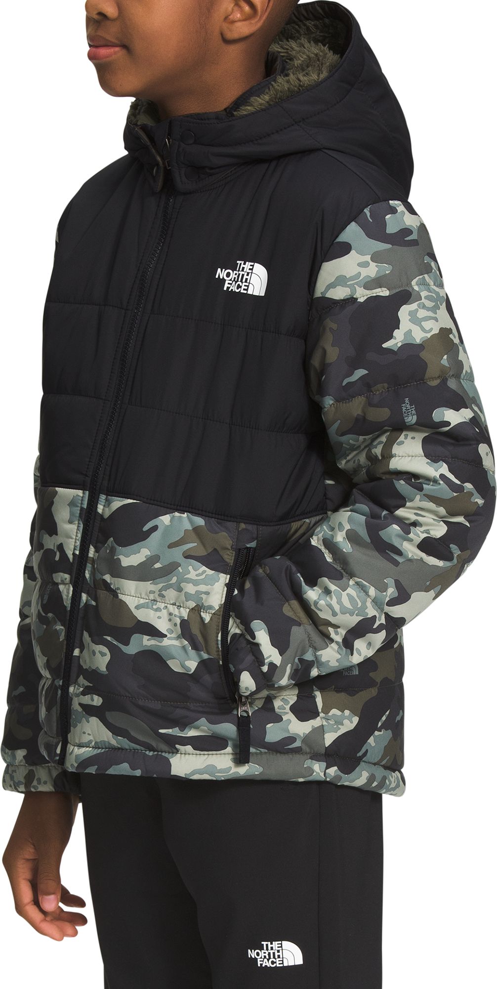The North Face Boys' Printed Reversible Mount Chimbo Jacket product image