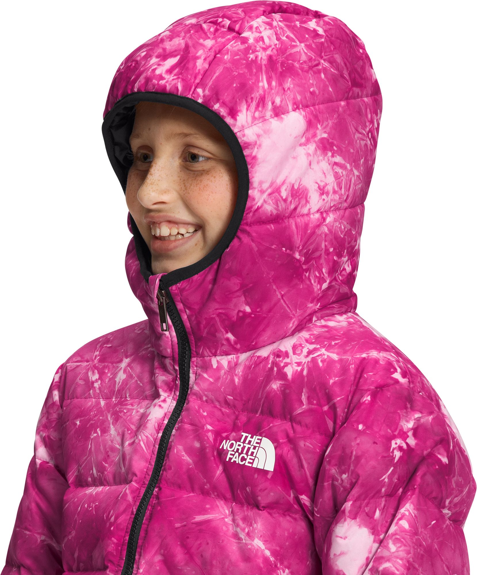 The North Face Girls' Printed Reversible North Down Jacket product image