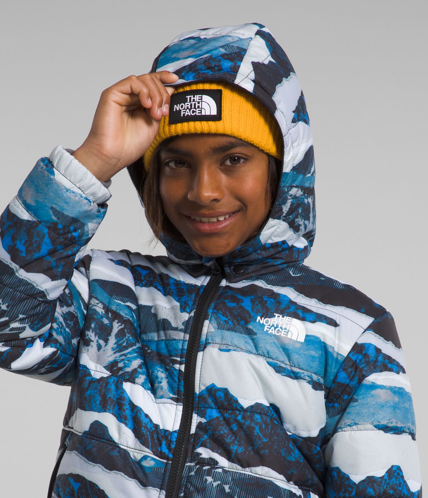 The North Face Boys Reversible Mt Chimbo Full Zip Hooded Jacket Publiclands