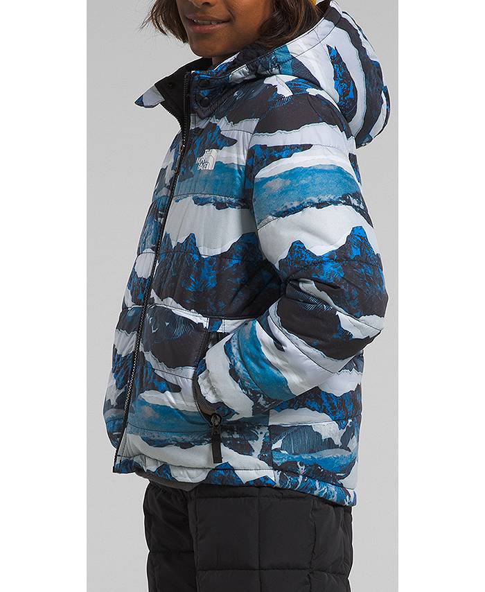 The North Face Outlet: nylon jacket with camouflage print - Blue