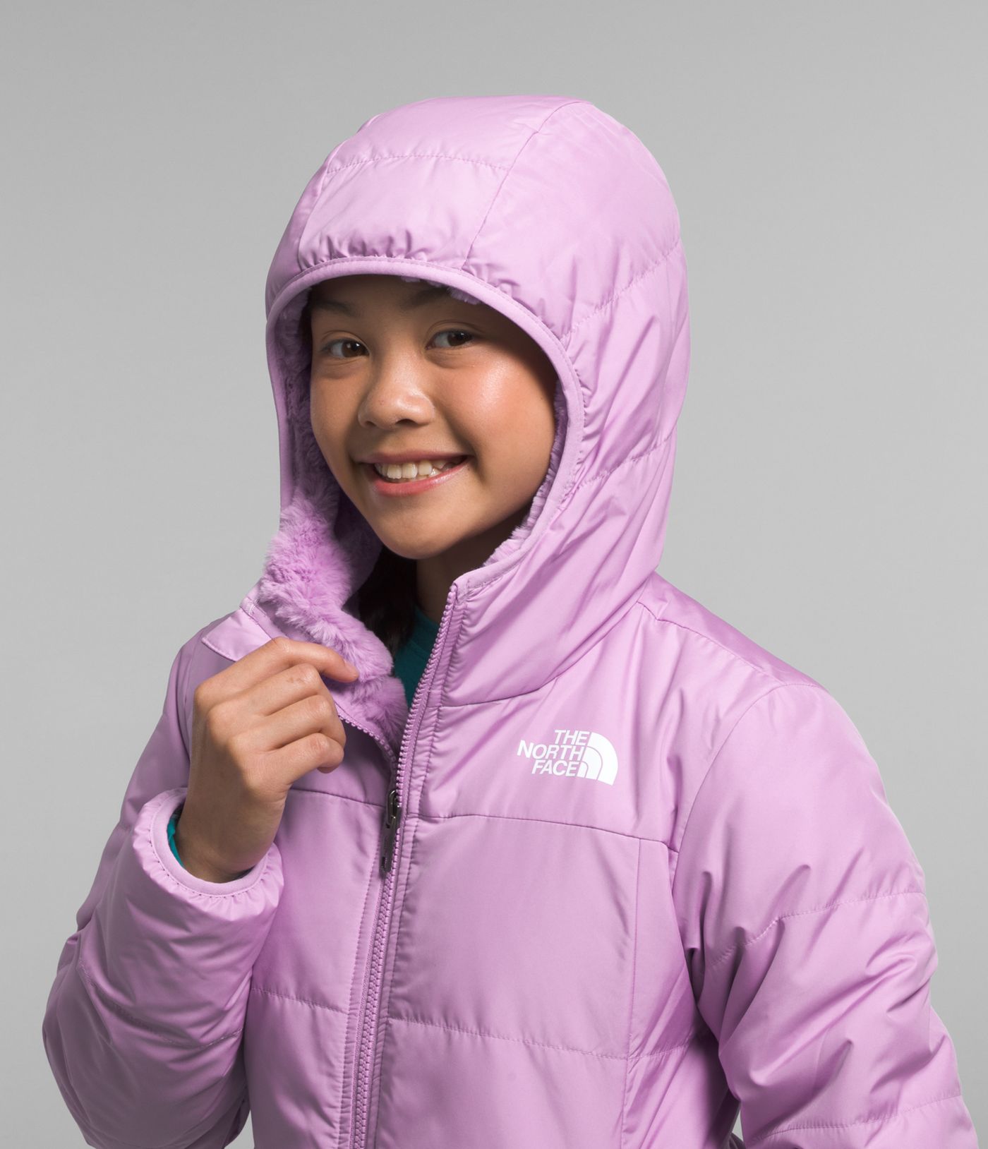 The North Face Girls Reversible Mossbud Parka Dick s Sporting Goods