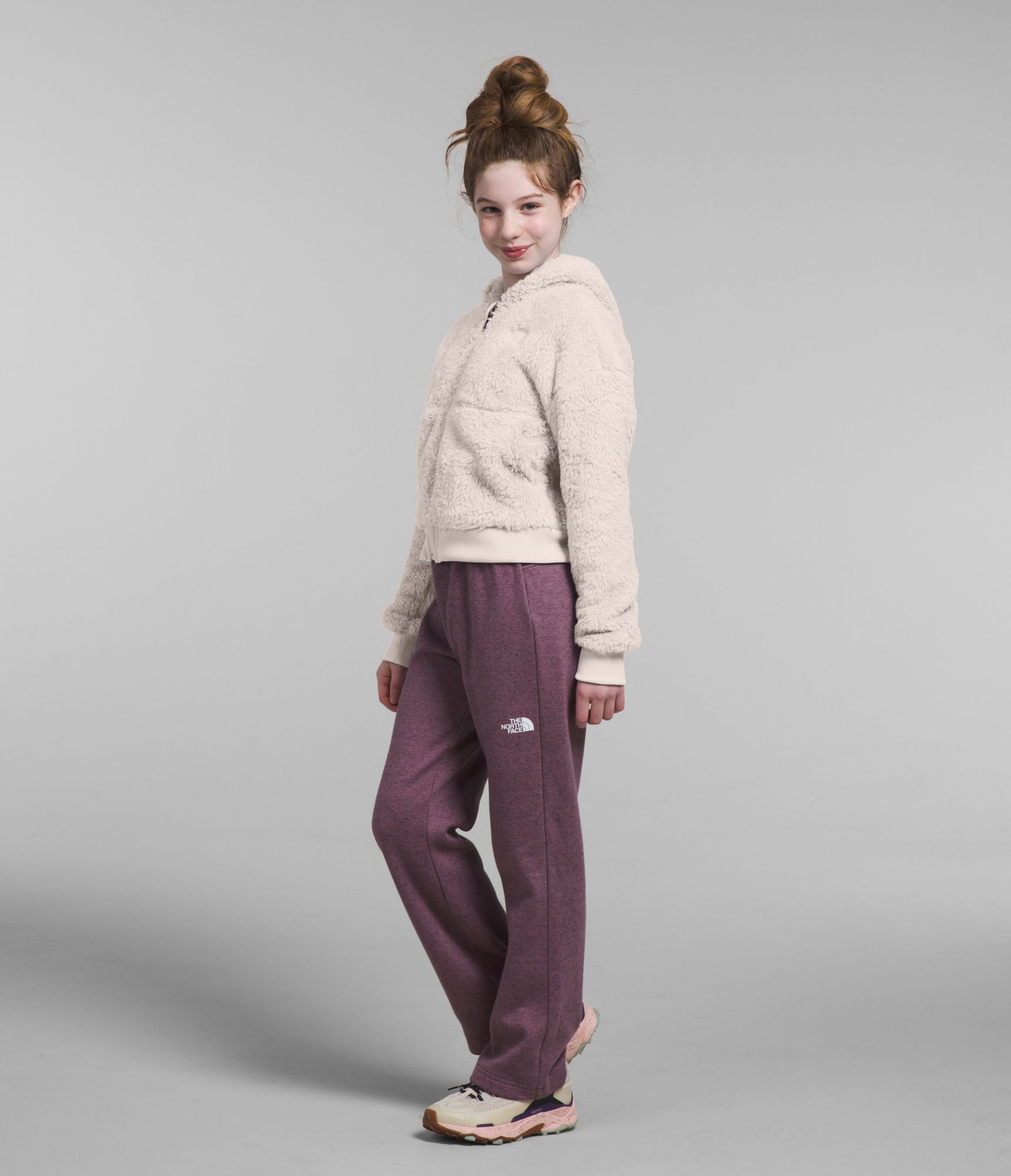 The North Face Girls' Suave Oso Full Zip Hooded Jacket product image