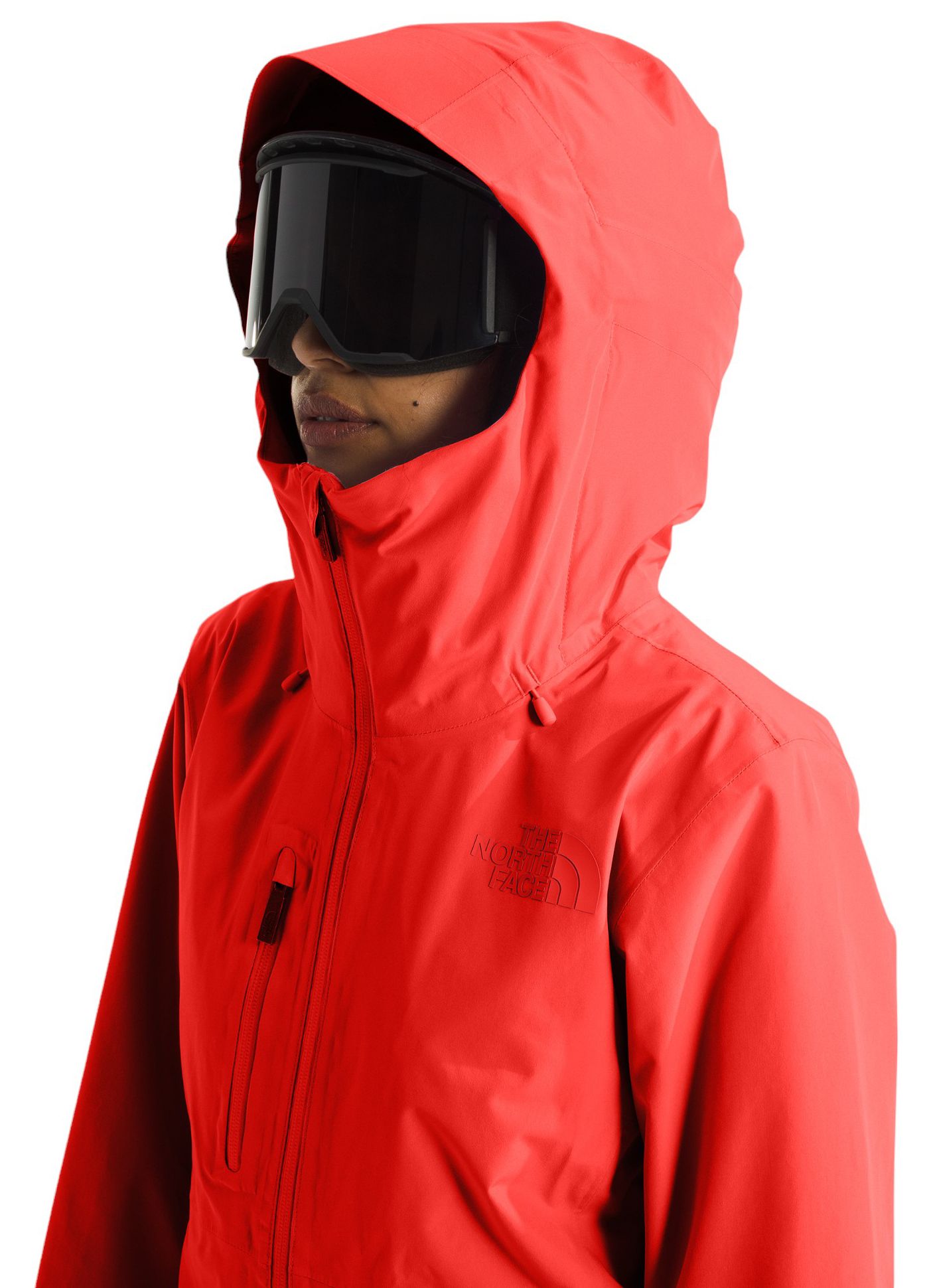 North face descendit jacket red online