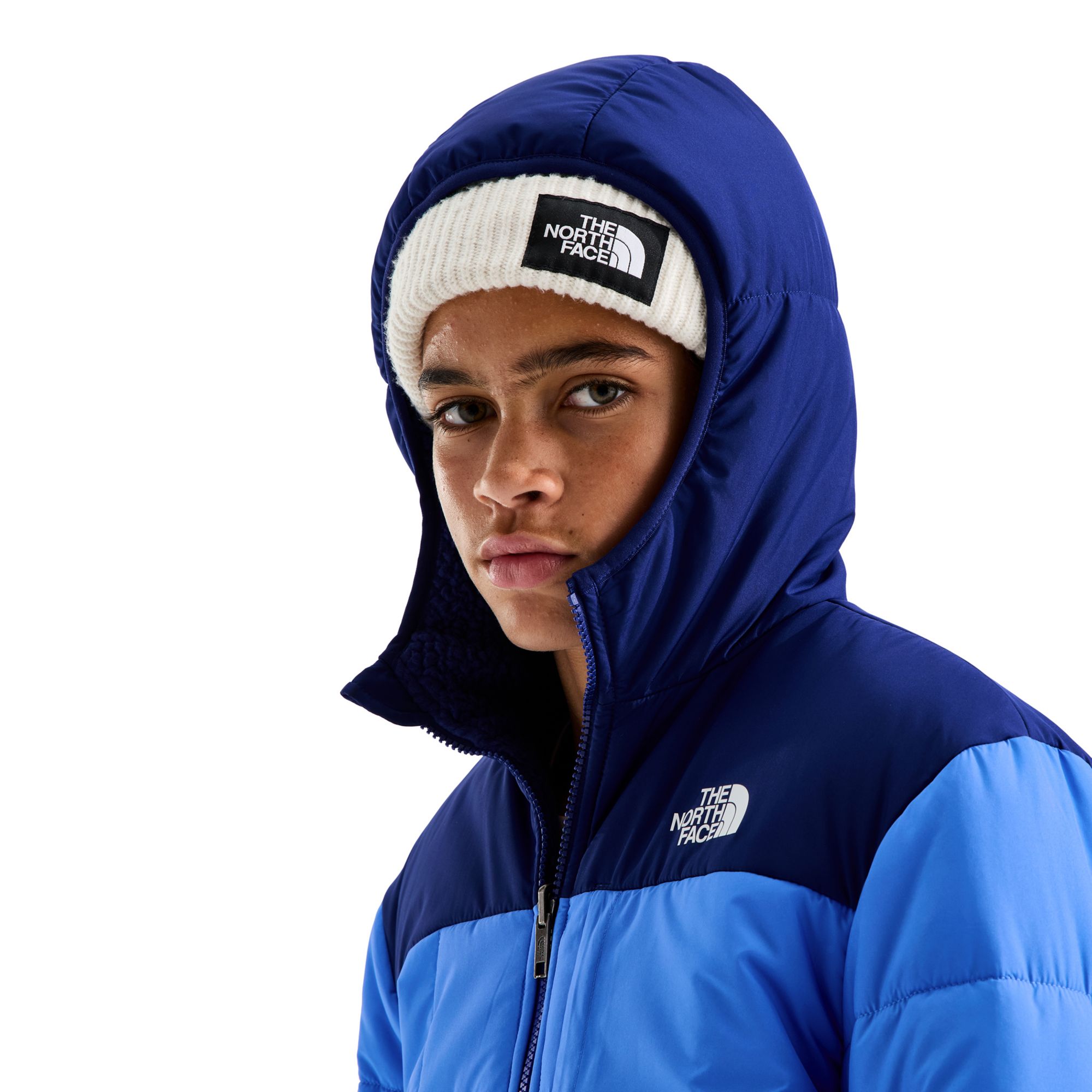 The North Face Boys' Reversible Shasta Hooded Full-Zip Jacket product image