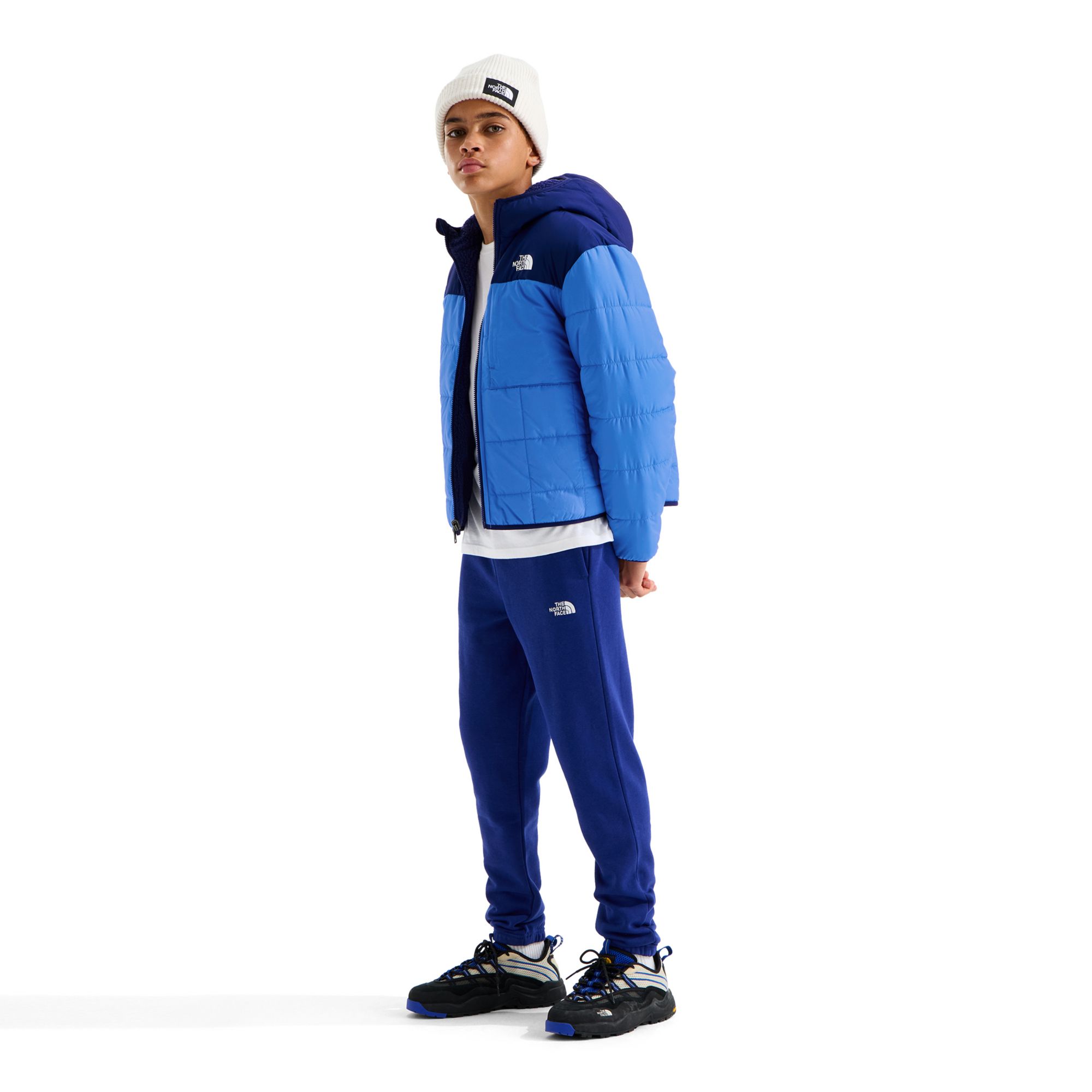 The North Face Boys' Reversible Shasta Hooded Full-Zip Jacket product image